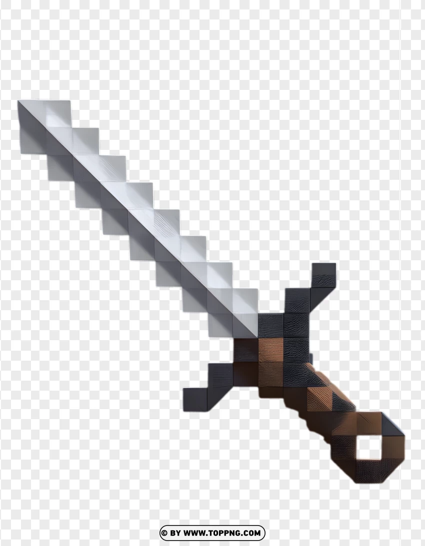 Pixelated Netherite Sword