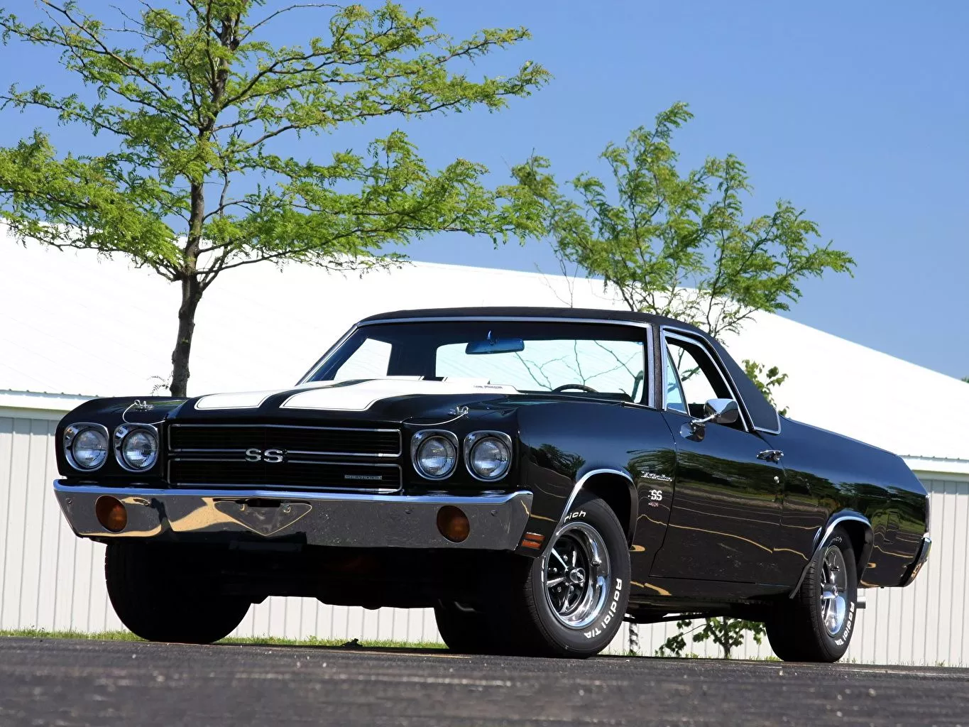 Wallpaper Chevrolet El Camino SS 1970 auto