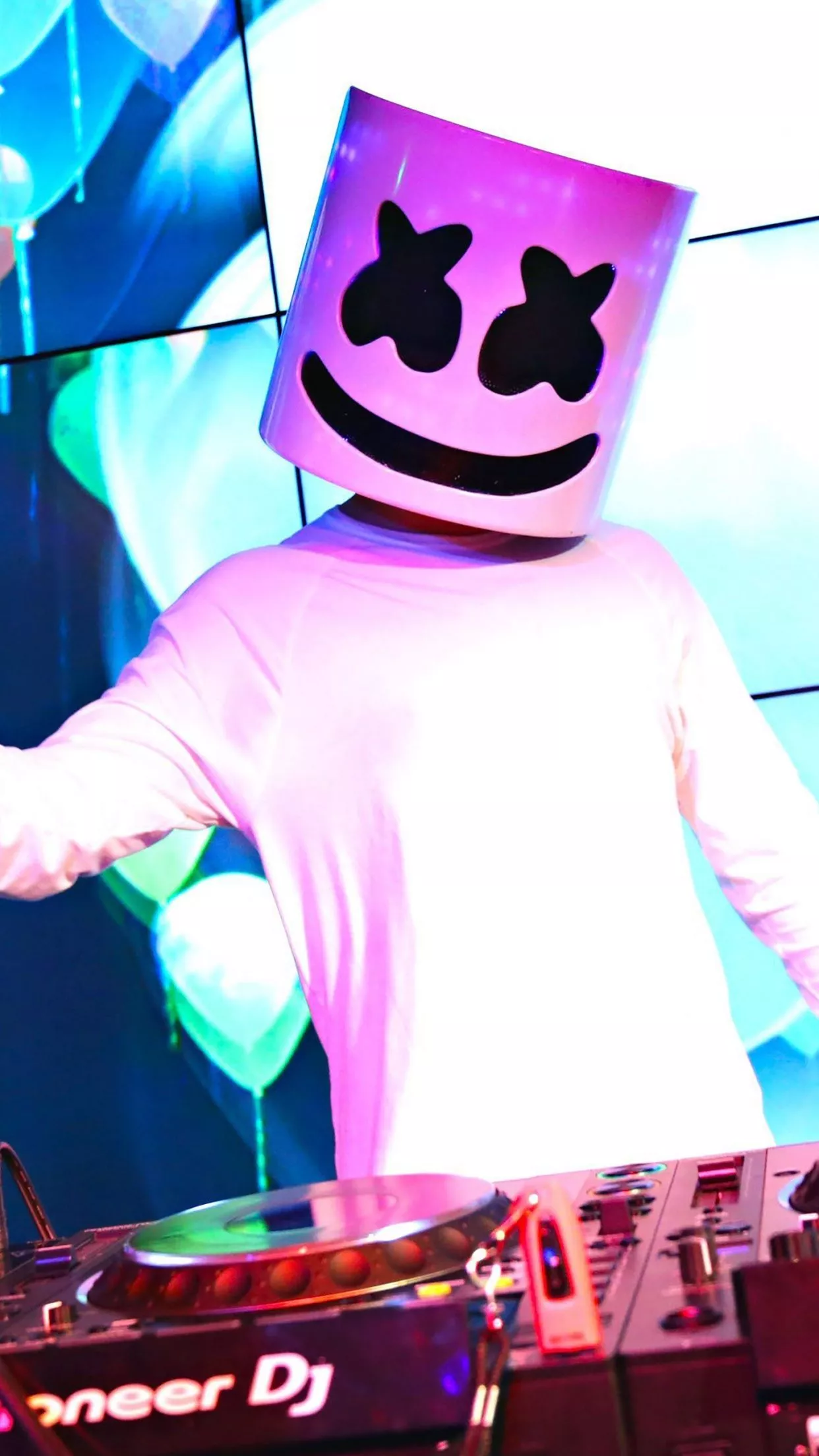 Marshmello Wallpaper 4K, Live concert