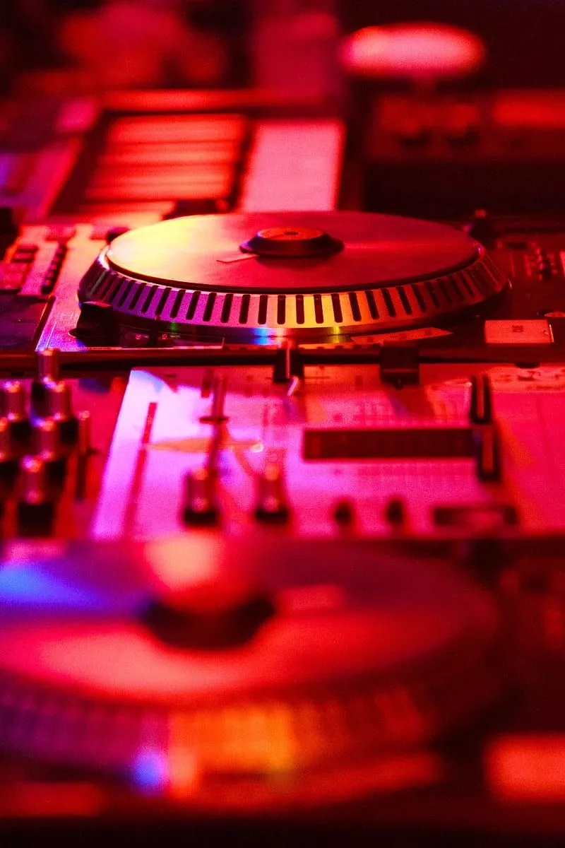 Dj console, dj, equipment, music, light