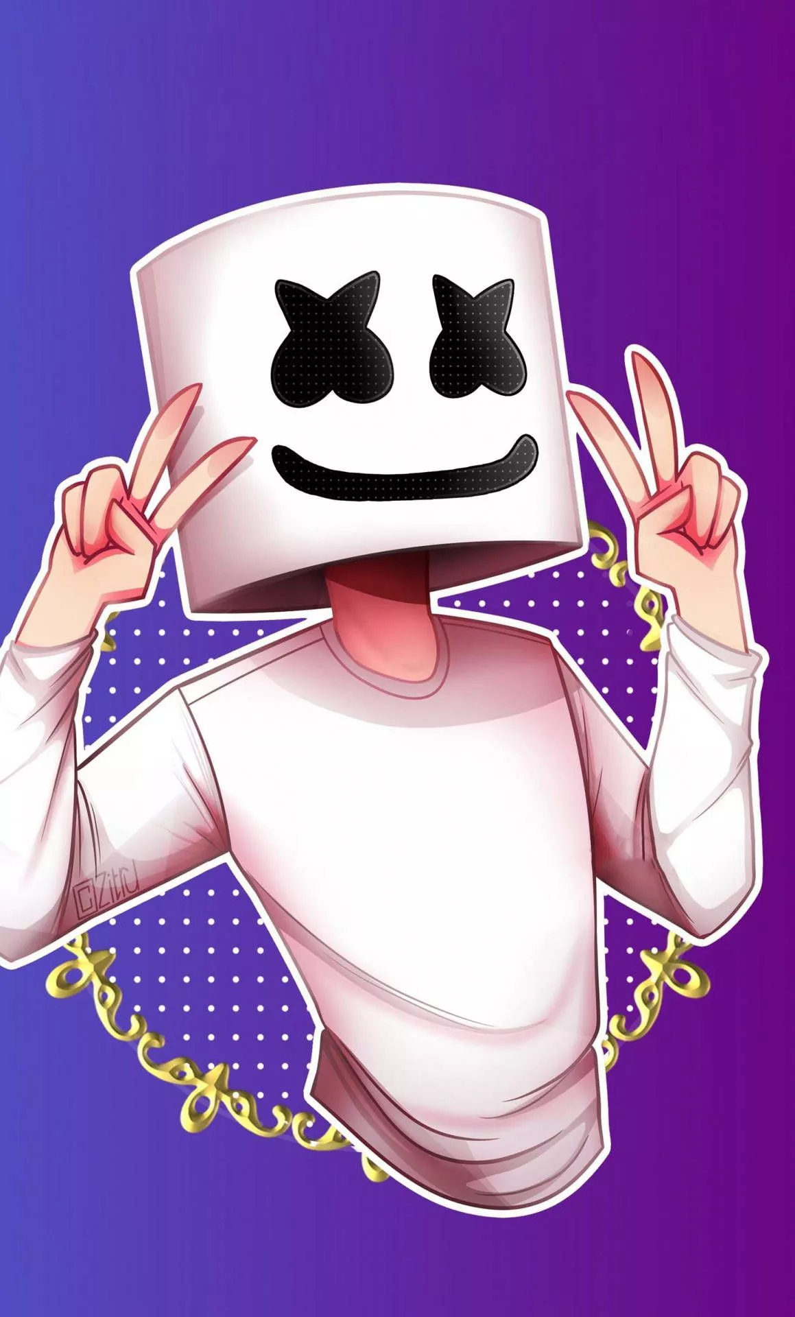 Marshmello iPhone HD Wallpaper