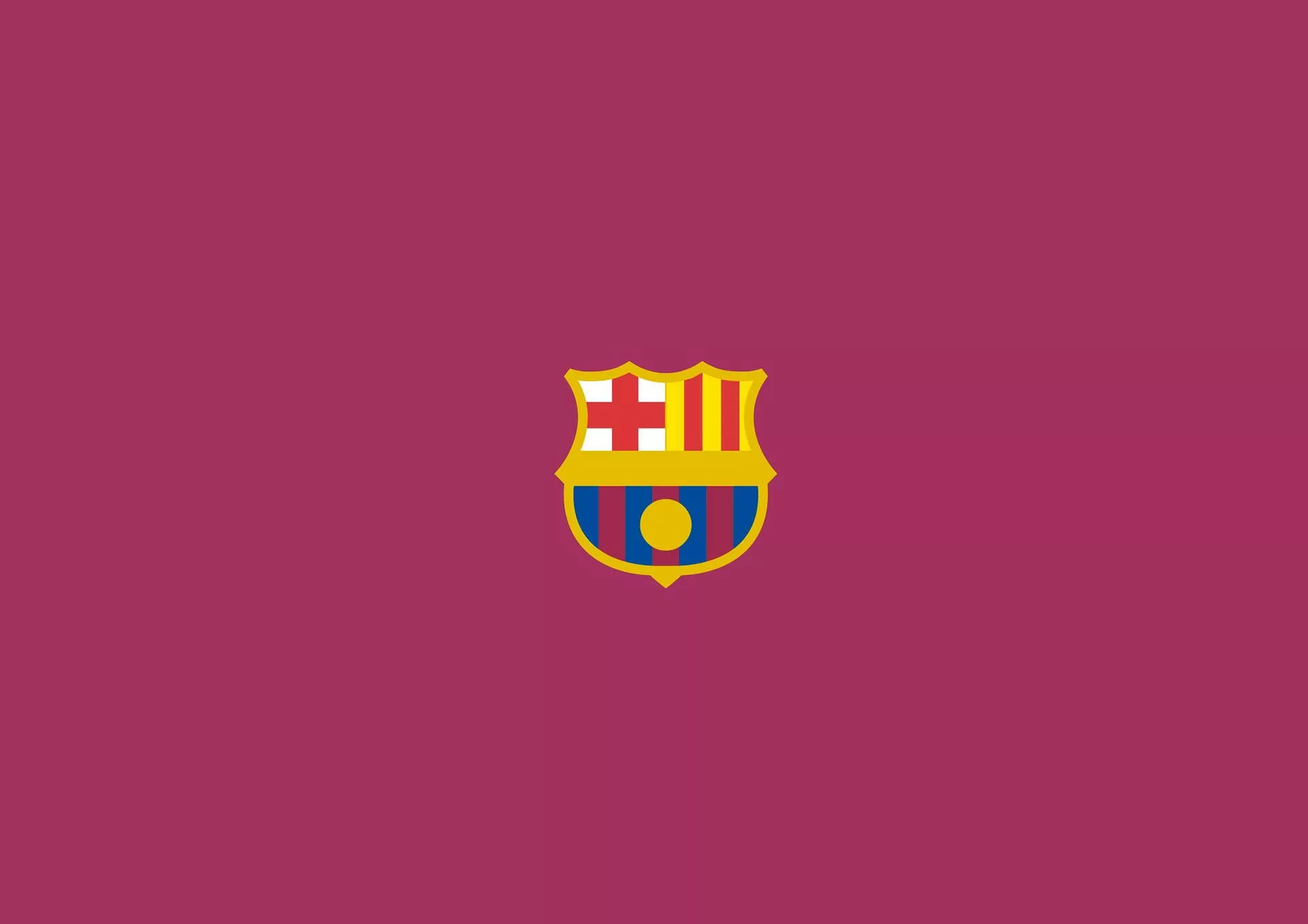 Minimalist Barcelona Fc Logo Wallpaper