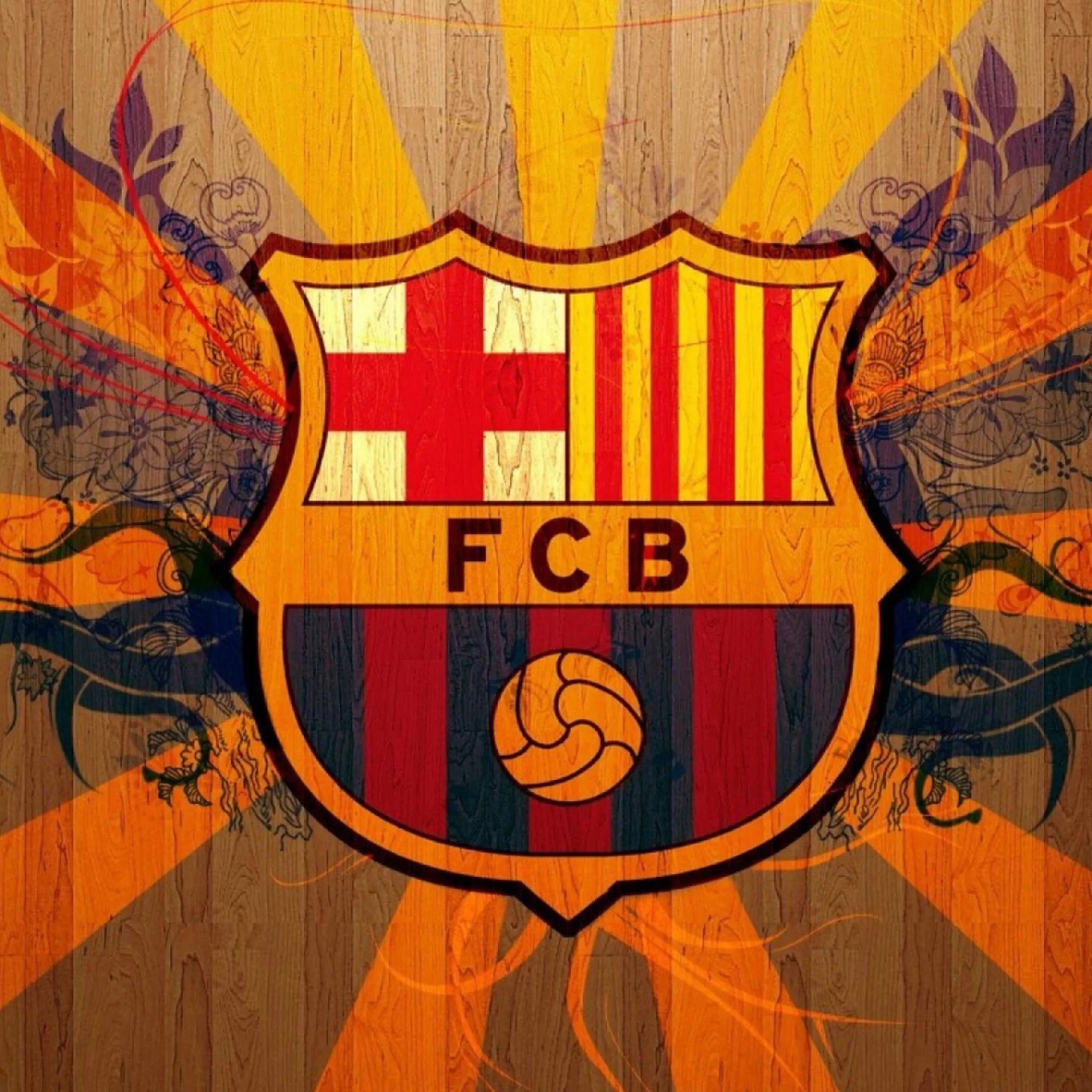 Fc Barcelona Logo iPad Air