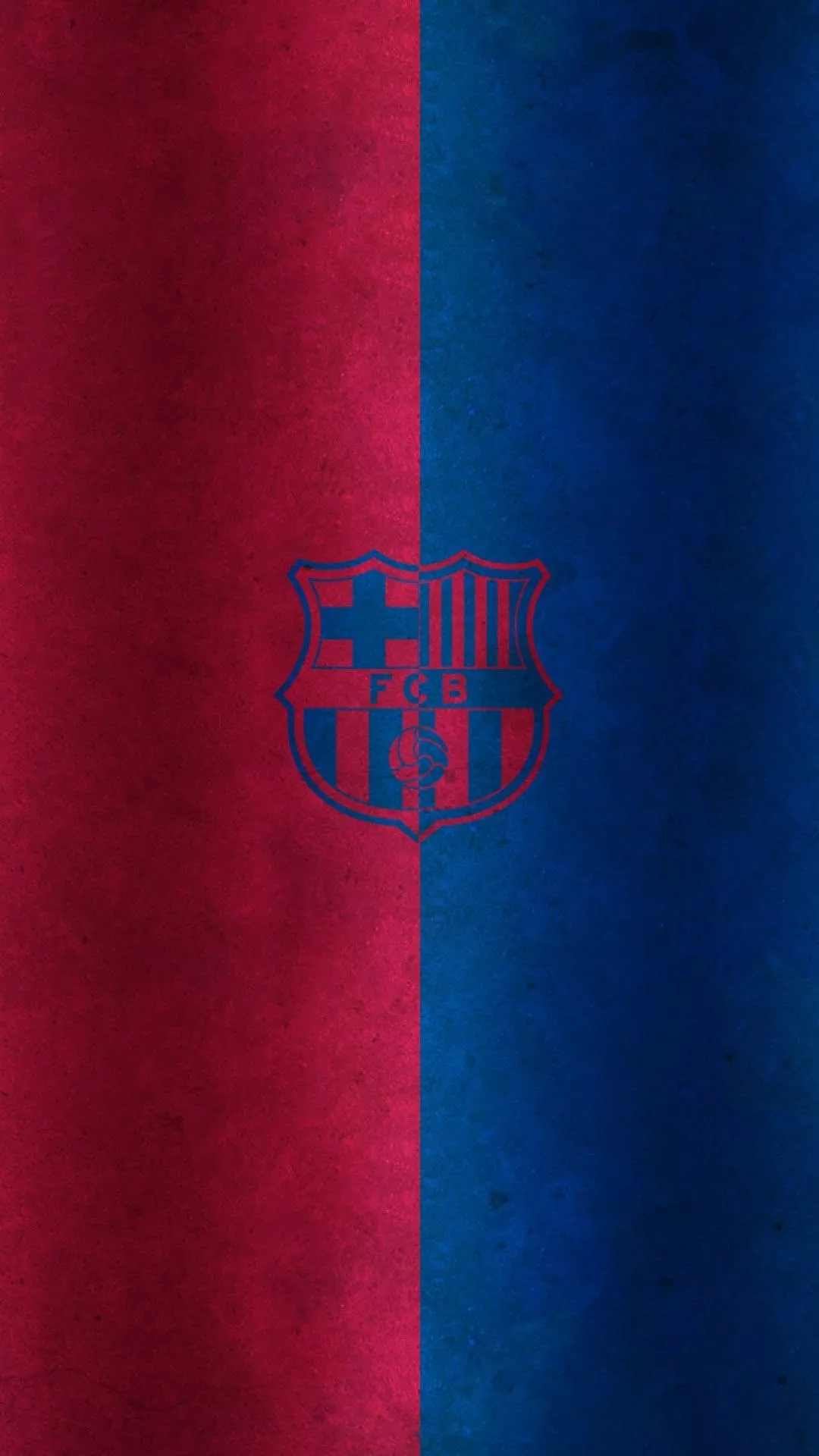 Red and Blue FC Barcelona Logo Galaxy