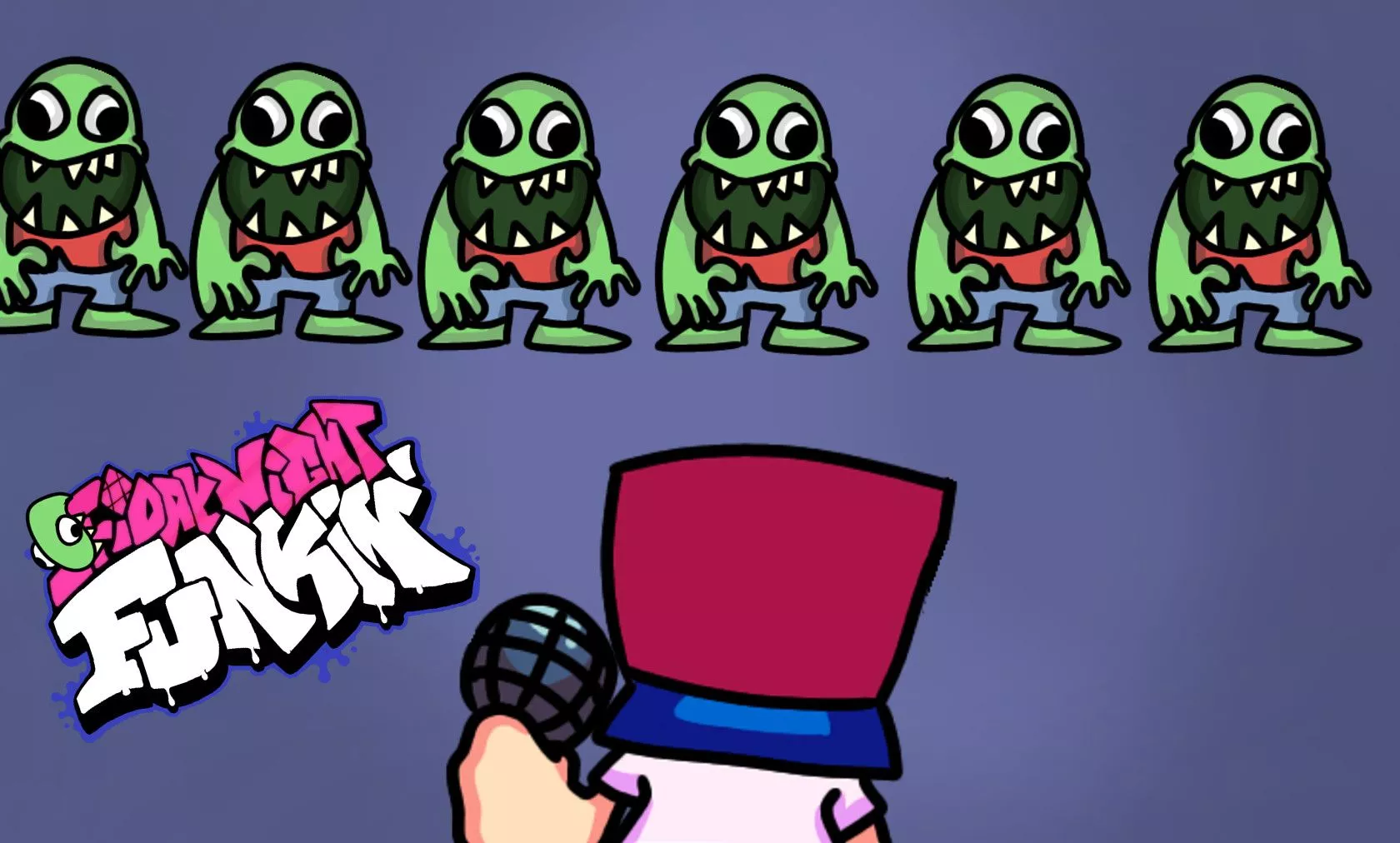 Zombie Tsunami mod Friday Night Funkin