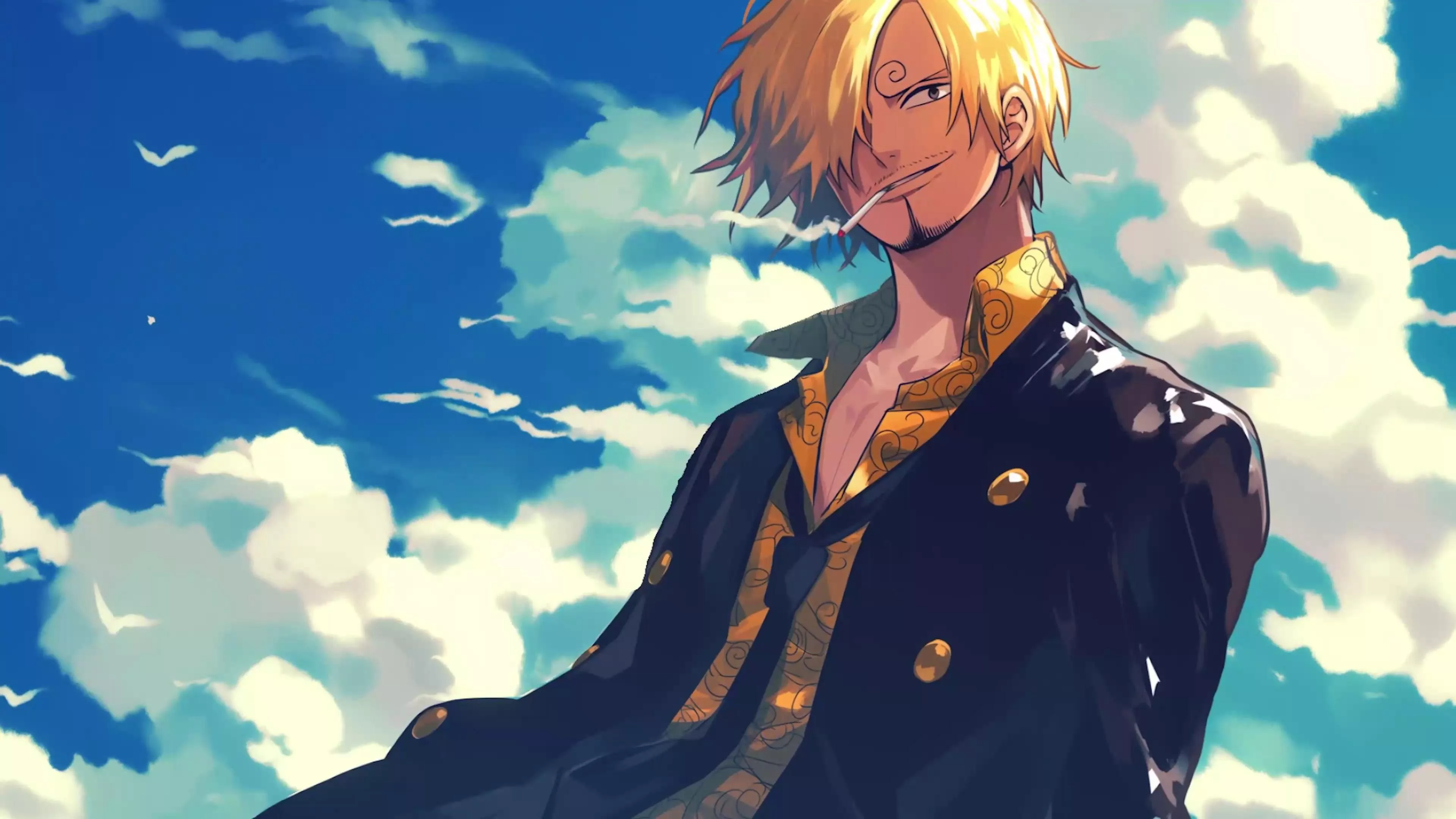 Sanji With Cigarette Live Wallpaper