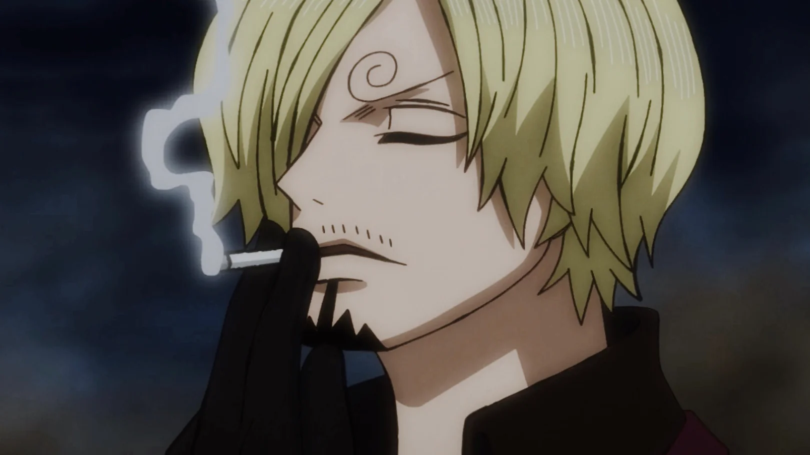 Why does Sanji smoke?
