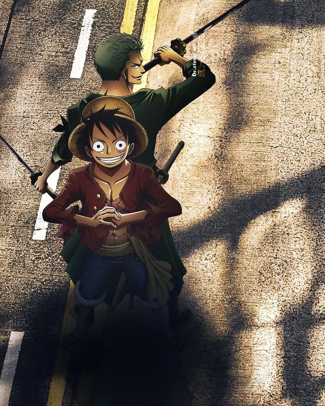 Luffy & Zoro wallpaper