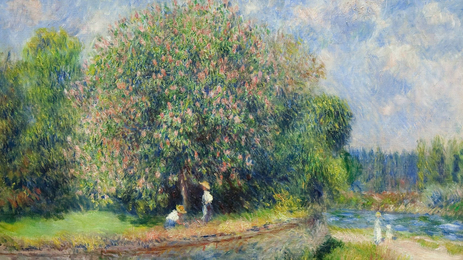 Chestnut In Bloom Impressionist Art