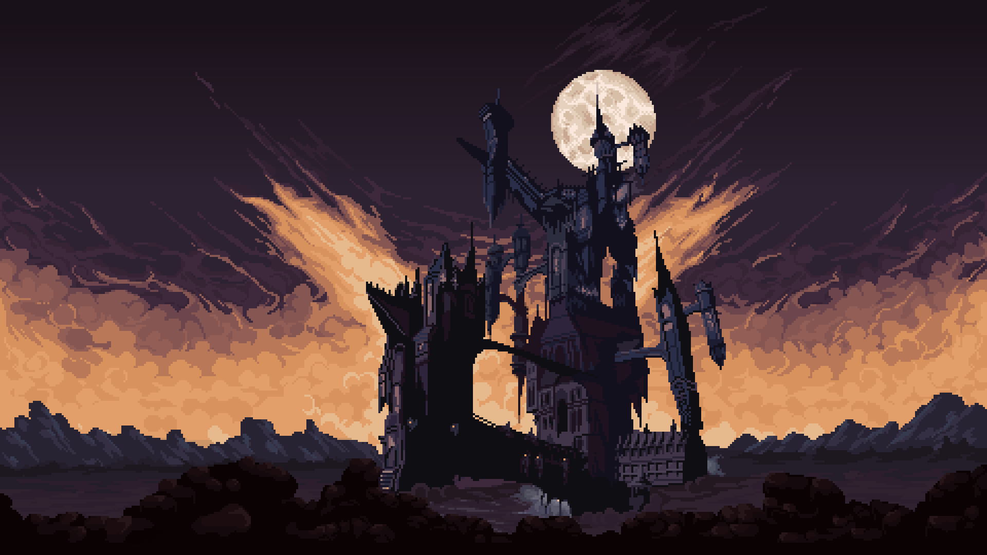 Finished the Castlevania wallpaper