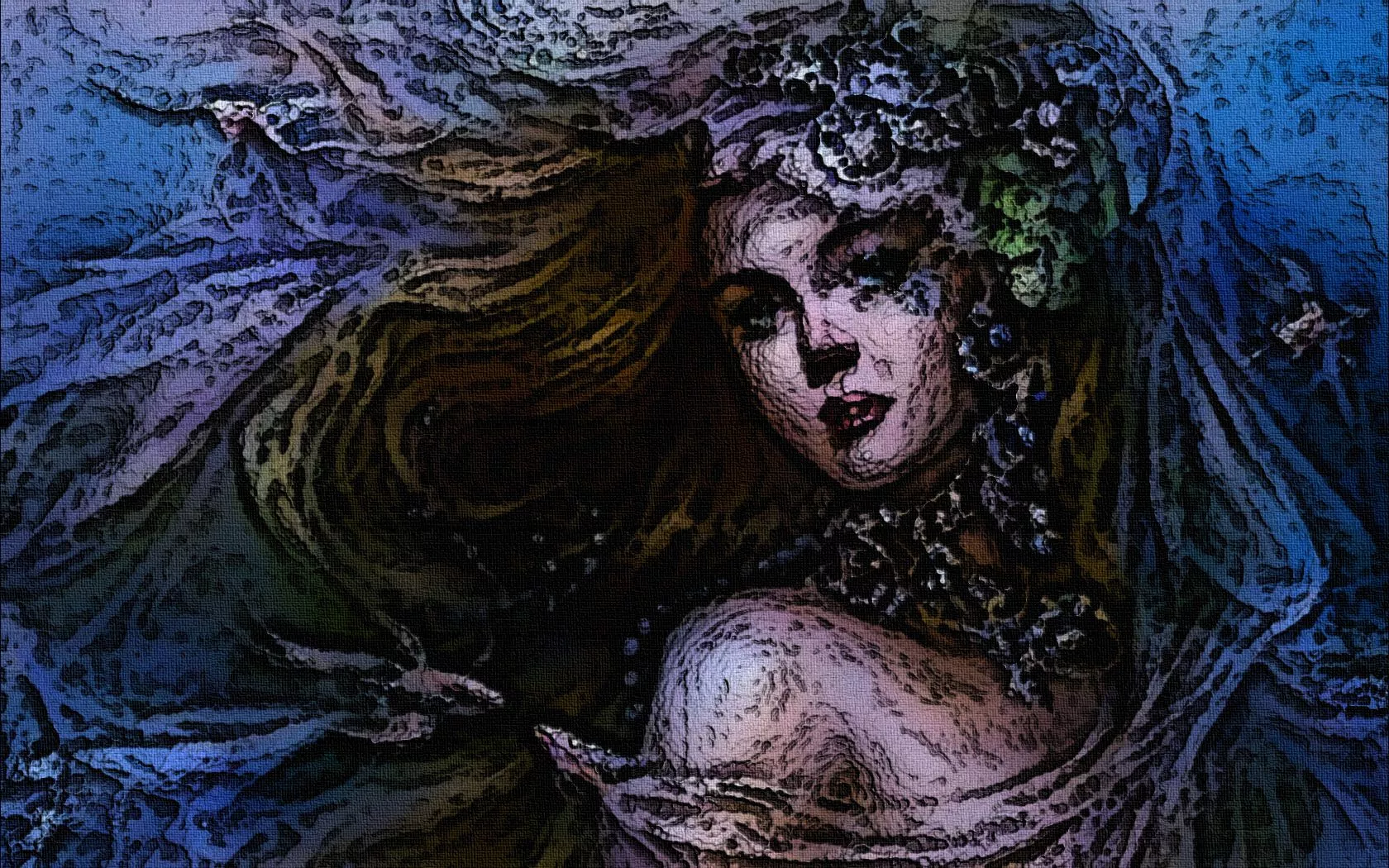 Artistic Post Impressionist Wallpaper