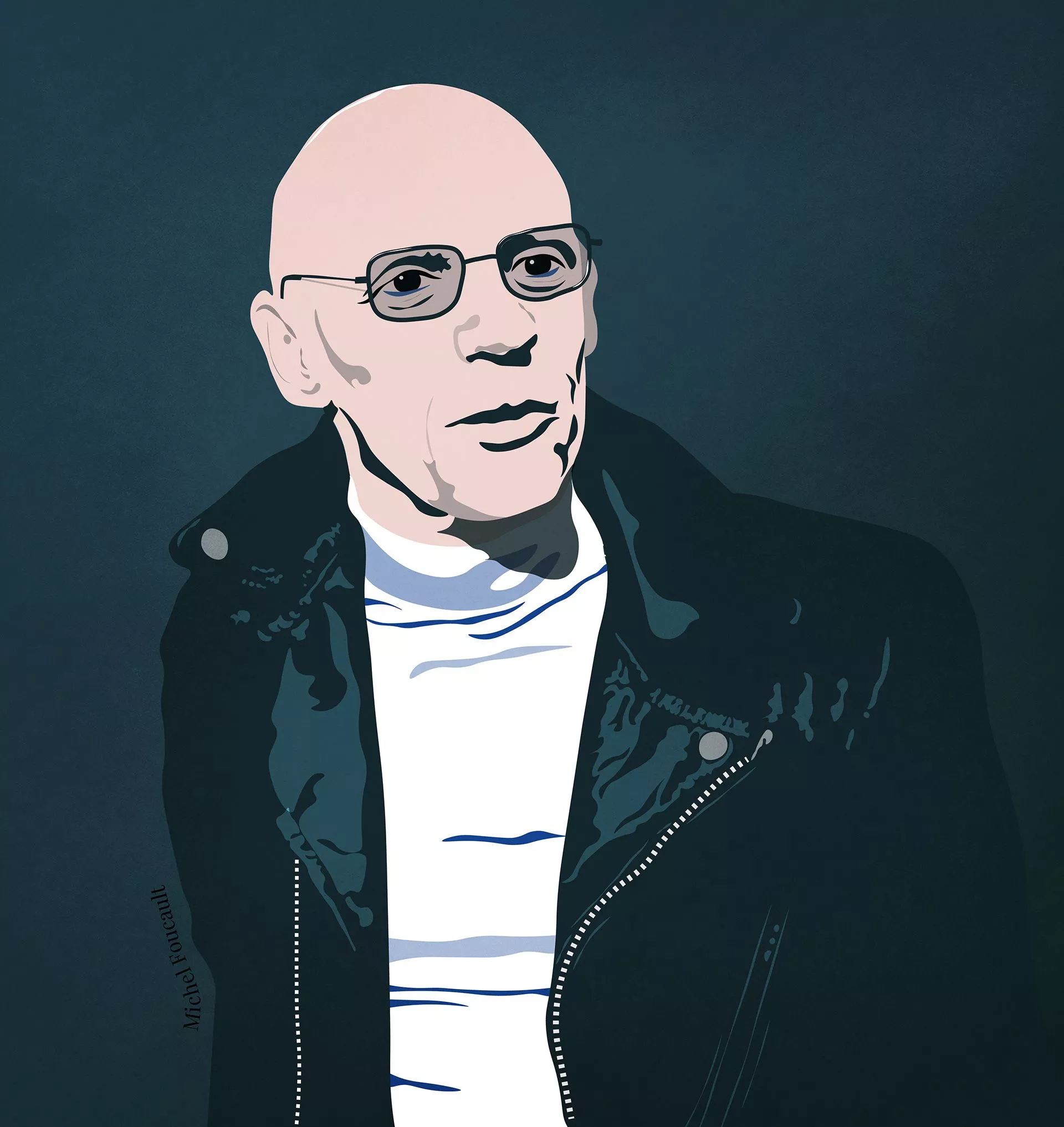 Michel Foucault. Image - Behance