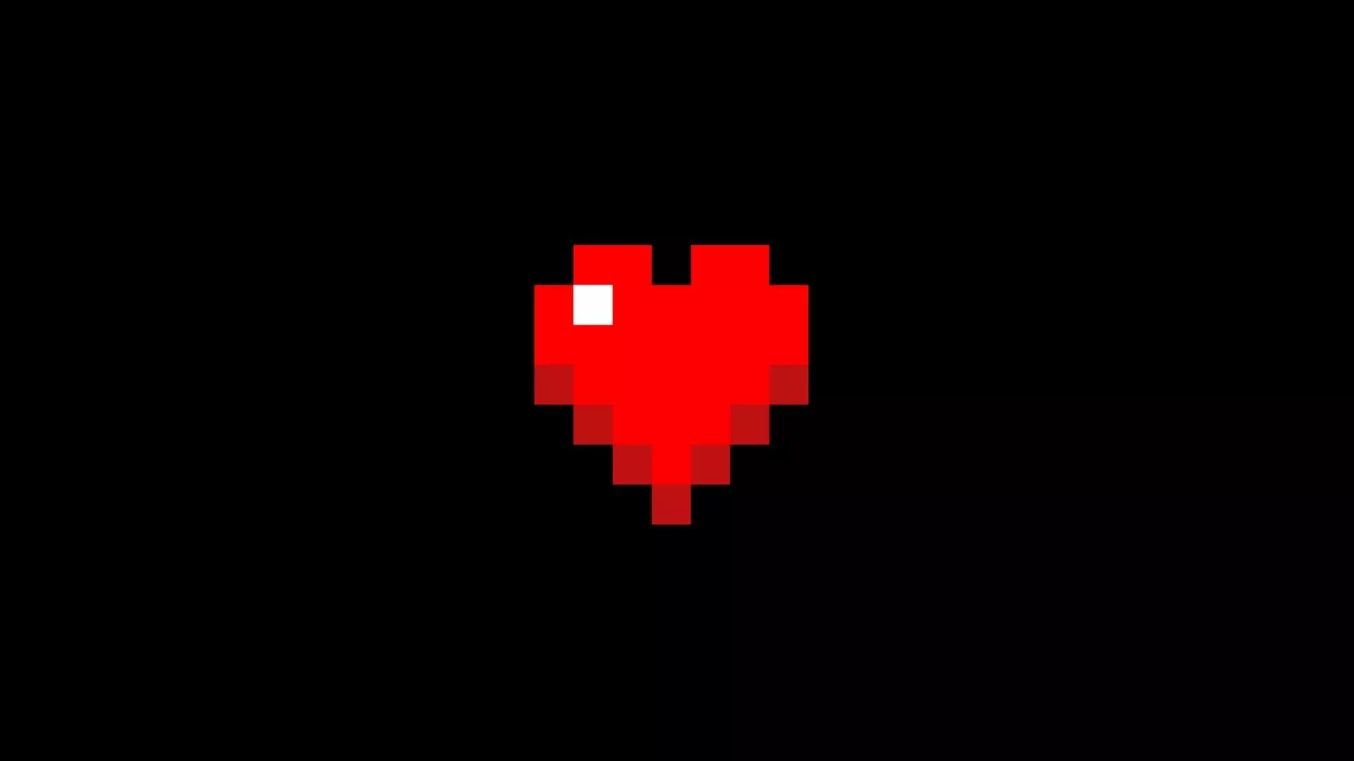 Pixel Art Heart: A Stunning HD Wallpaper