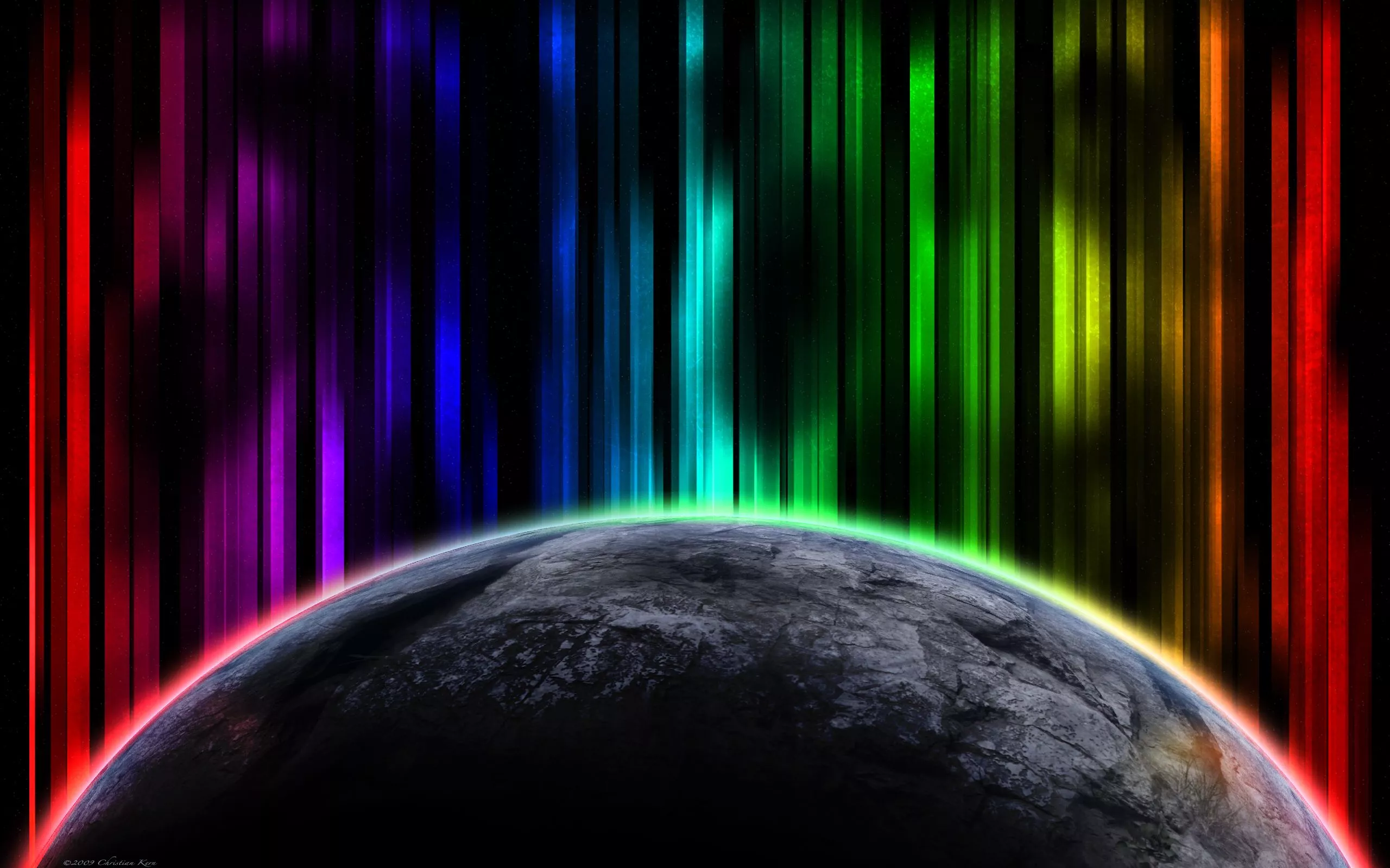 Download Rgb Sci Fi Planet HD Wallpaper