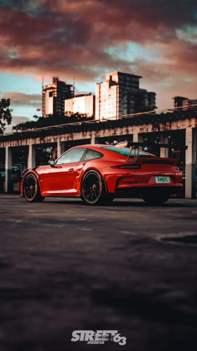 Red Porsche GT3RS wallpaper