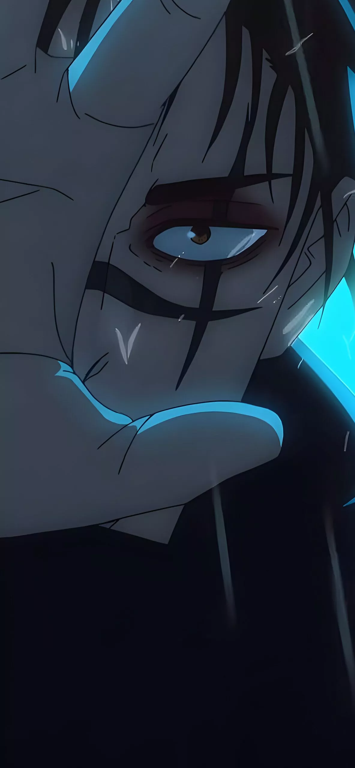 Choso Jujutsu Kaisen Blue Background