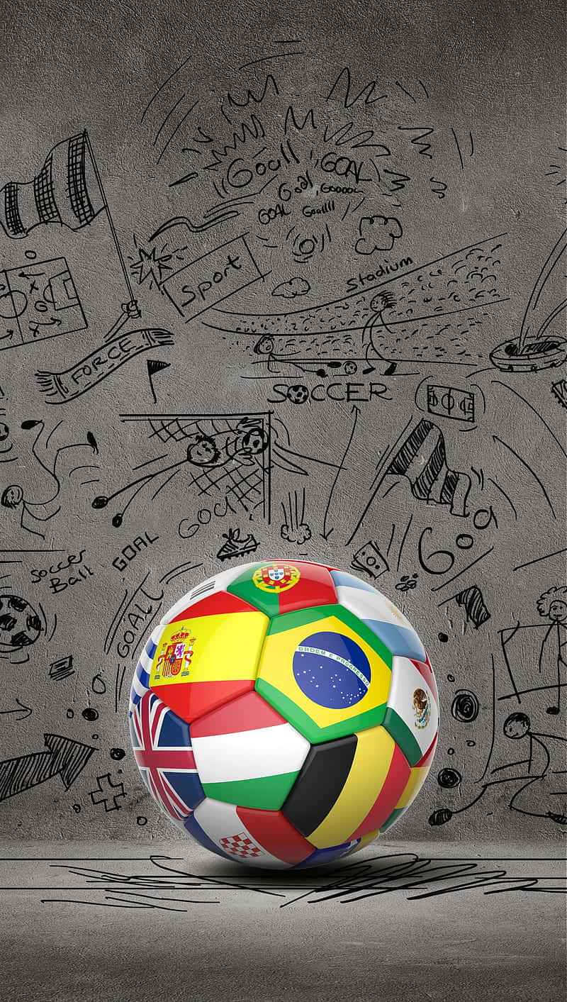 Download A cute soccer ball offers a
