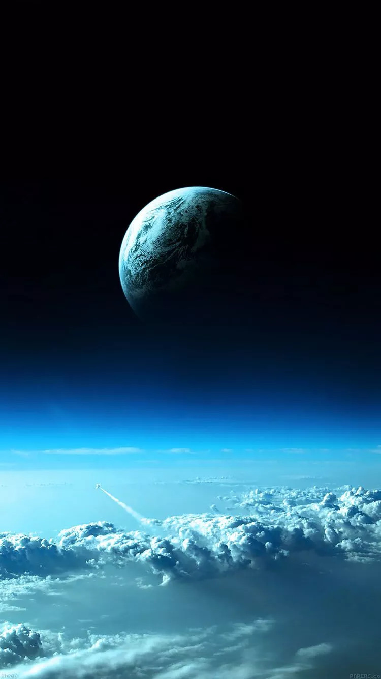 Earth View From Earth Space