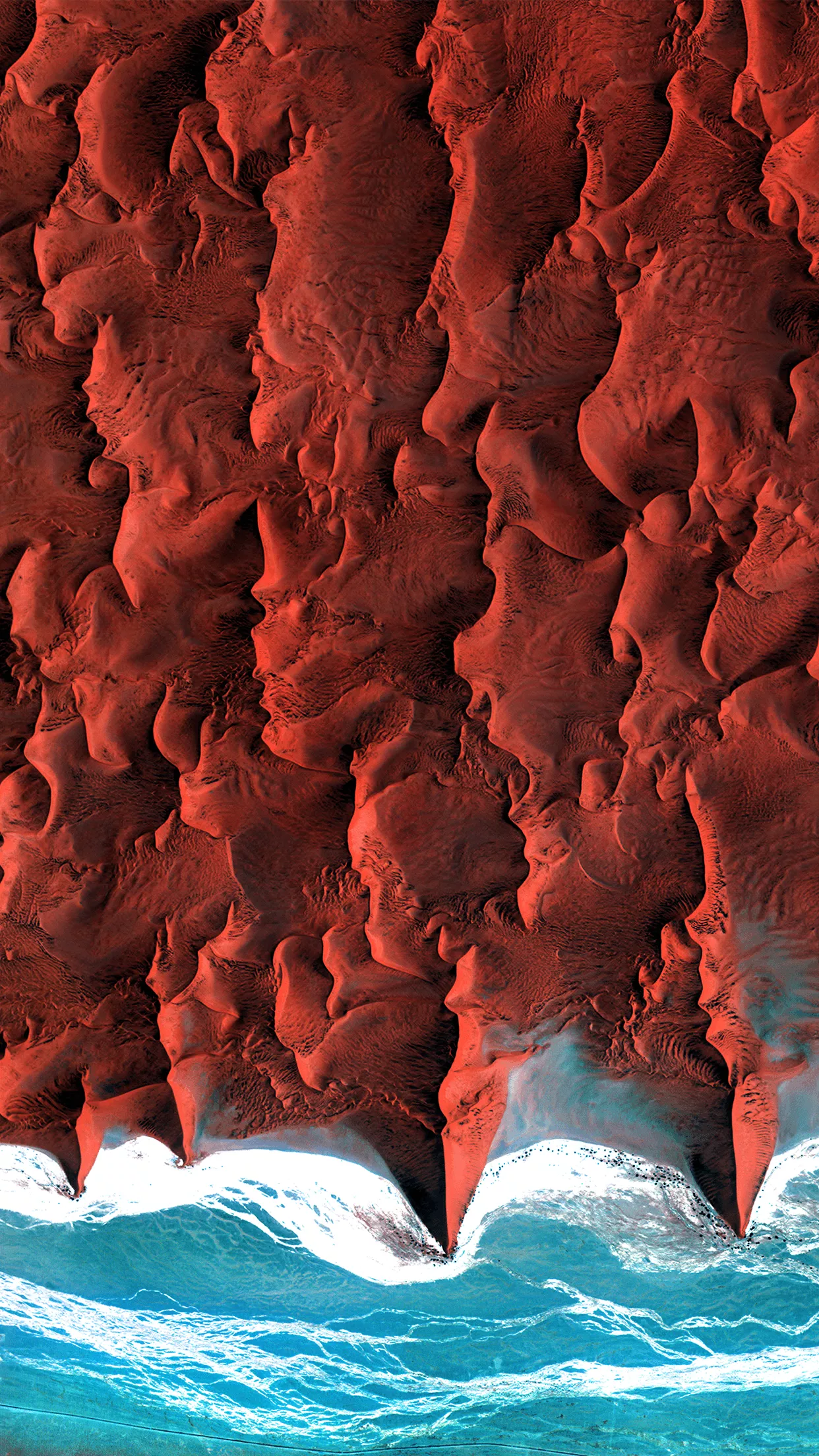 beautiful satellite image of Earth