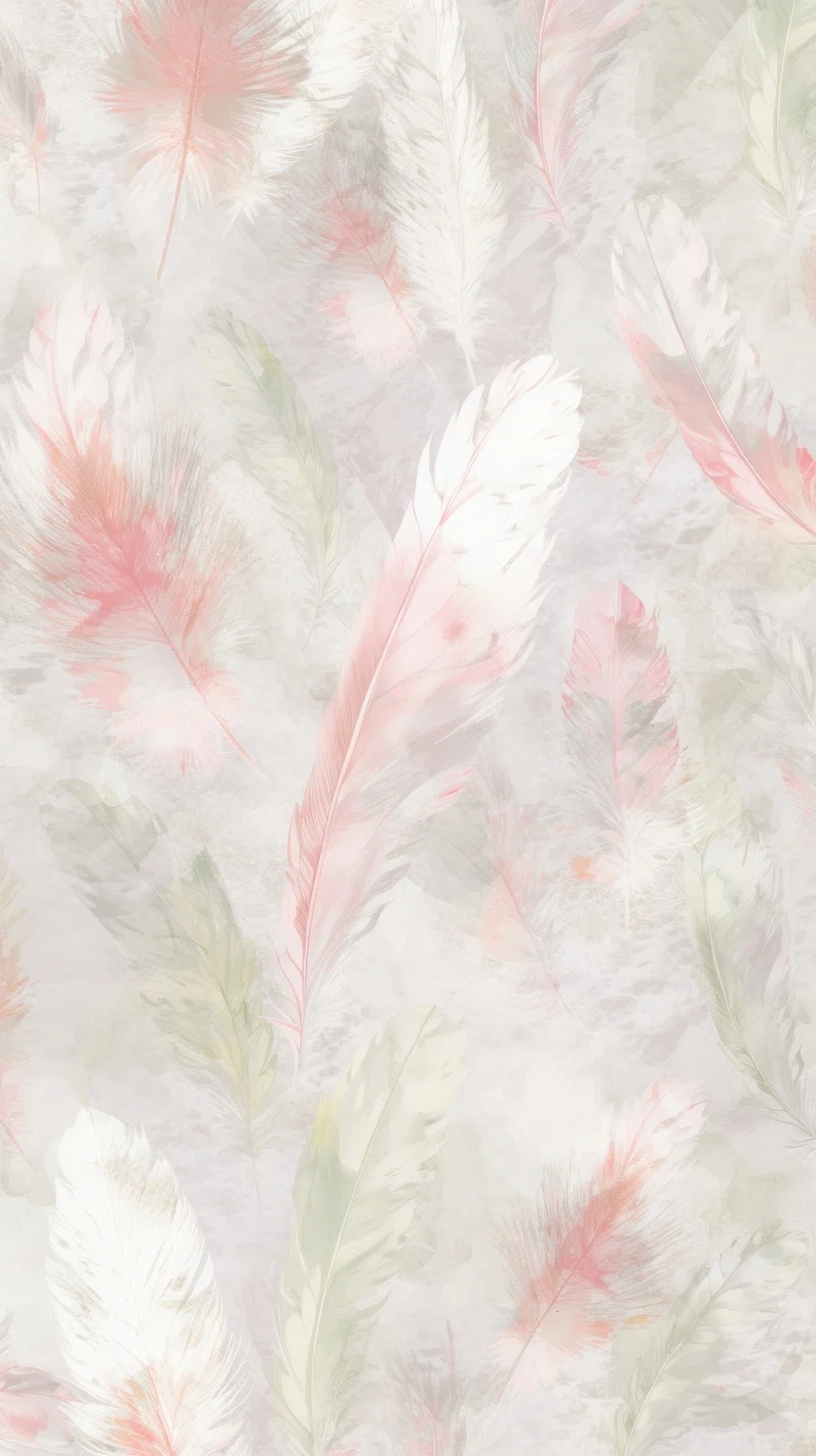 Pink Feather Background Image. Free