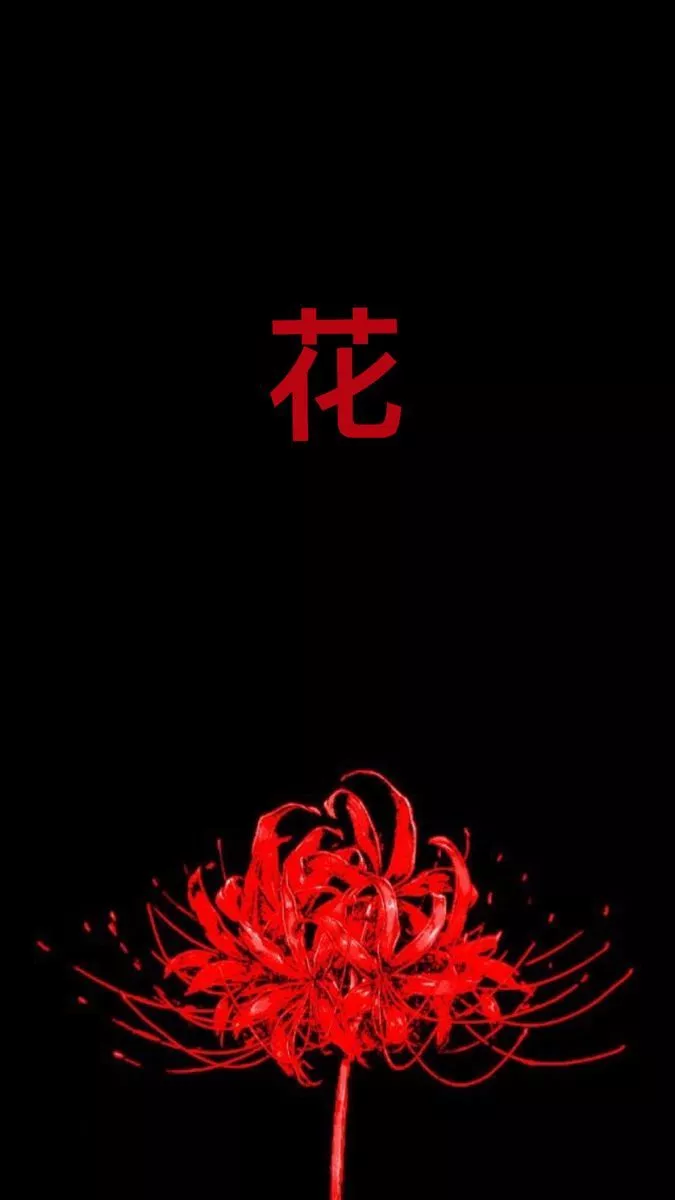 Red Spider Lily Japanese Wallpaper iPhone