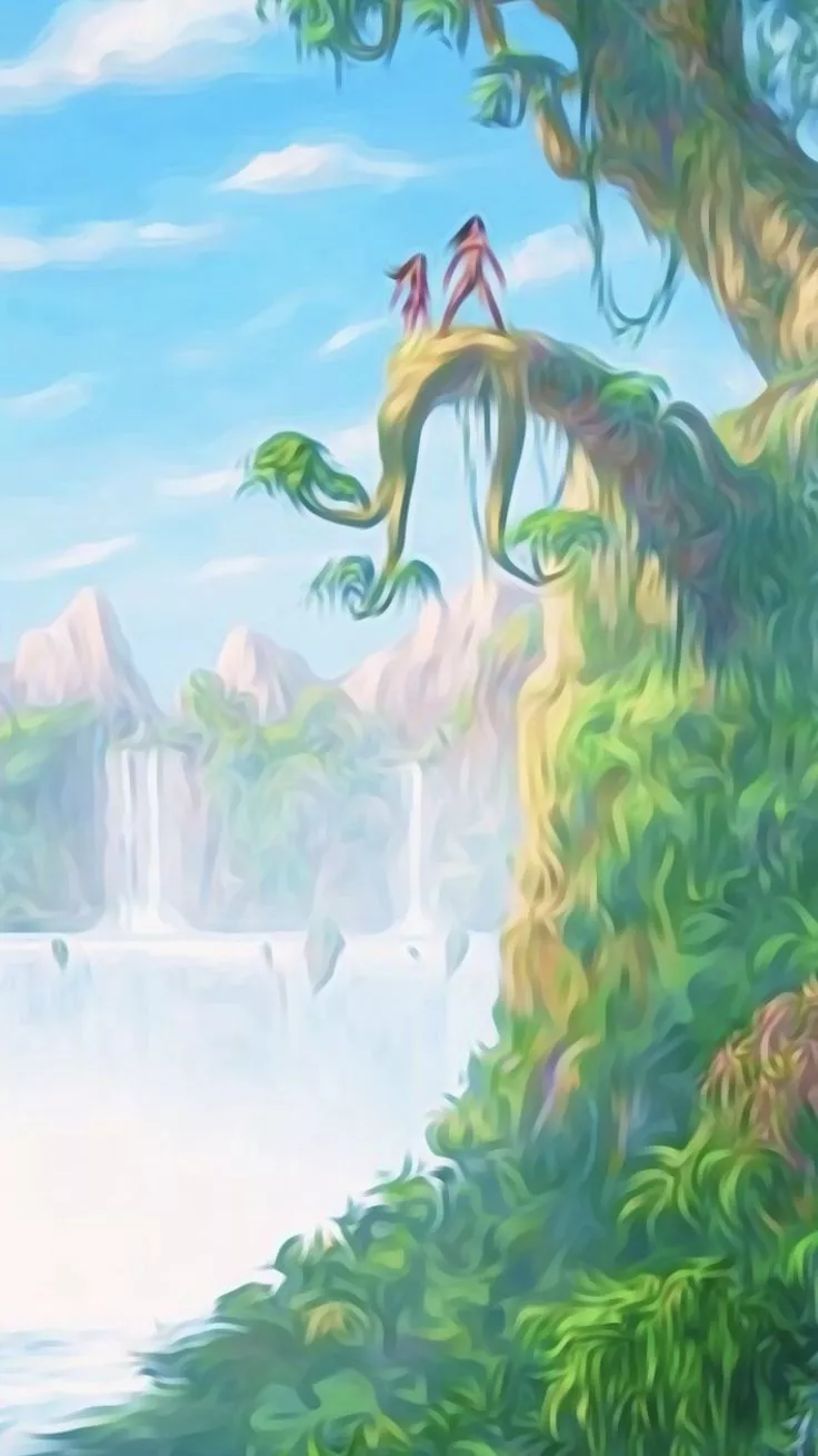 Tarzan” Oil Painting Wallpaper