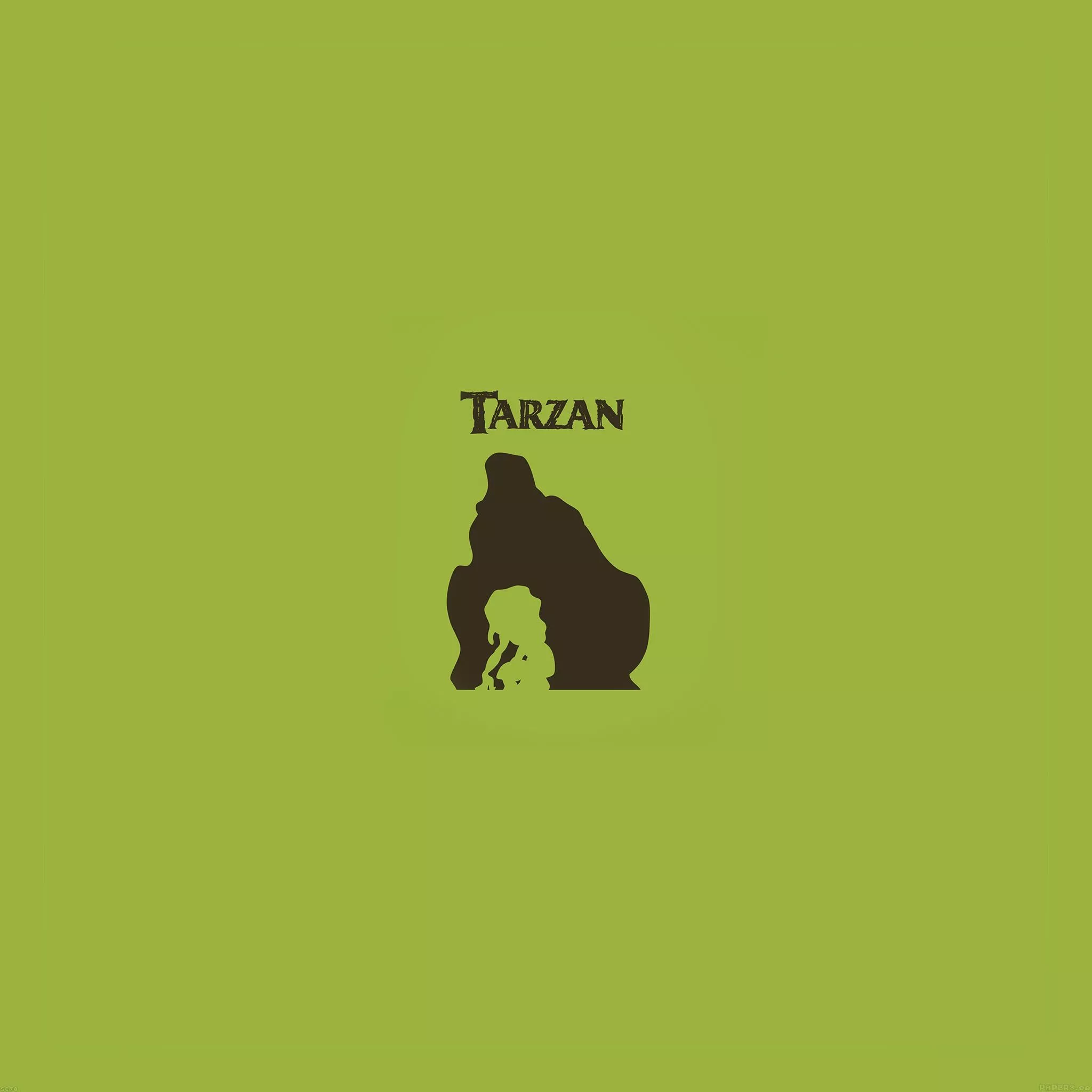 Android wallpaper. tarzan minimal art