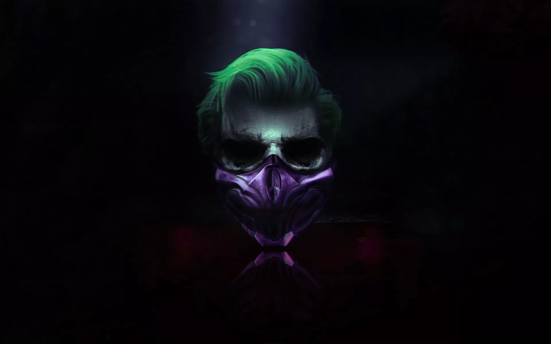 Joker Wallpaper 4K, Mask, Cyberpunk