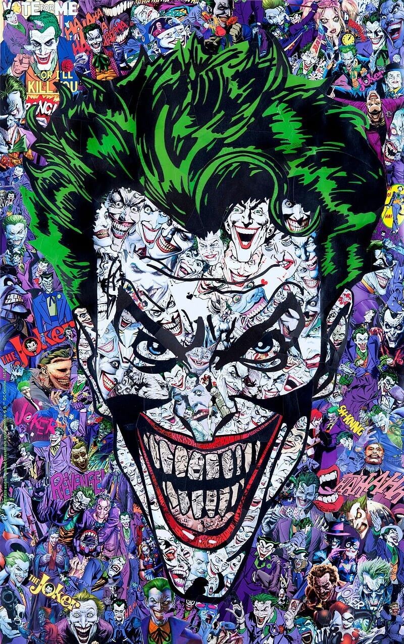 Background AI ART Joker DC Marvel