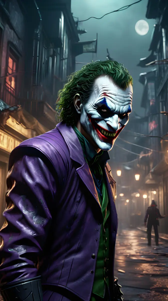 Joker that laughs wallpaper