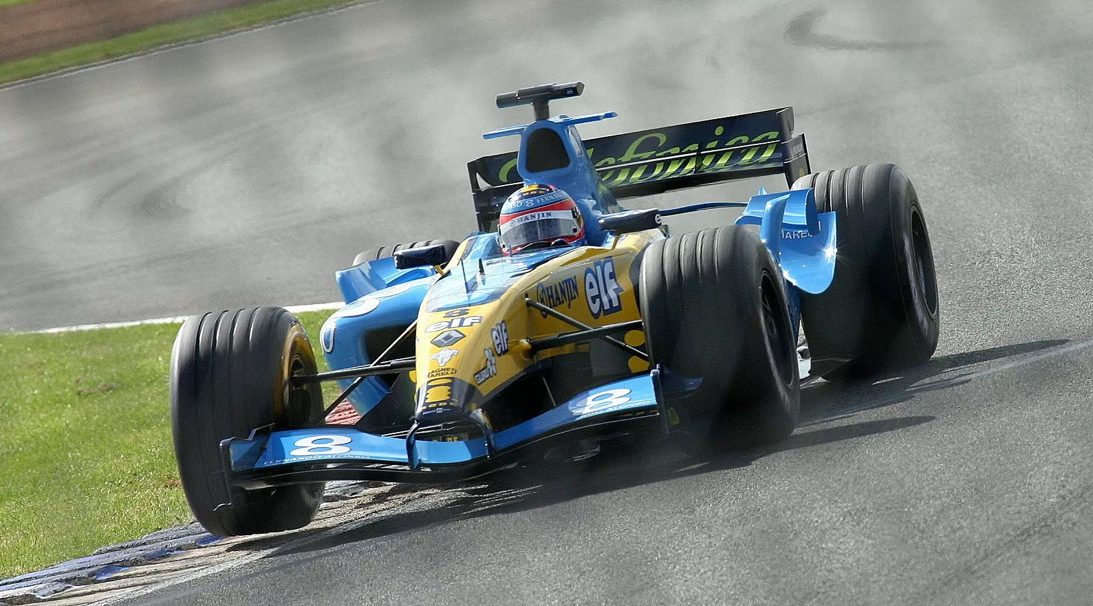 Fernando Alonso R24 during