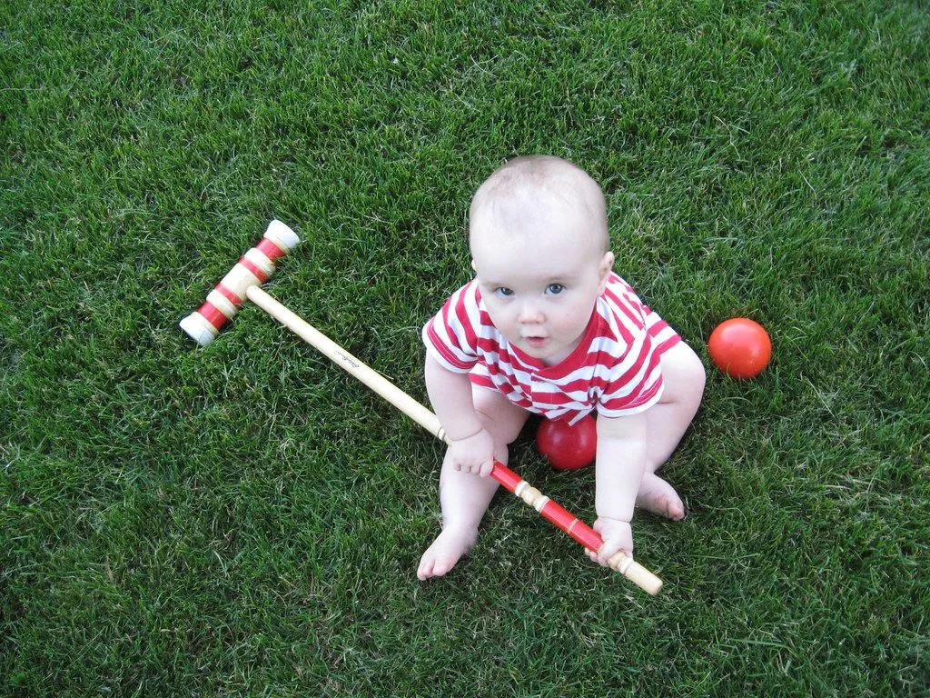 Croquet in the park. Natalia Wilson