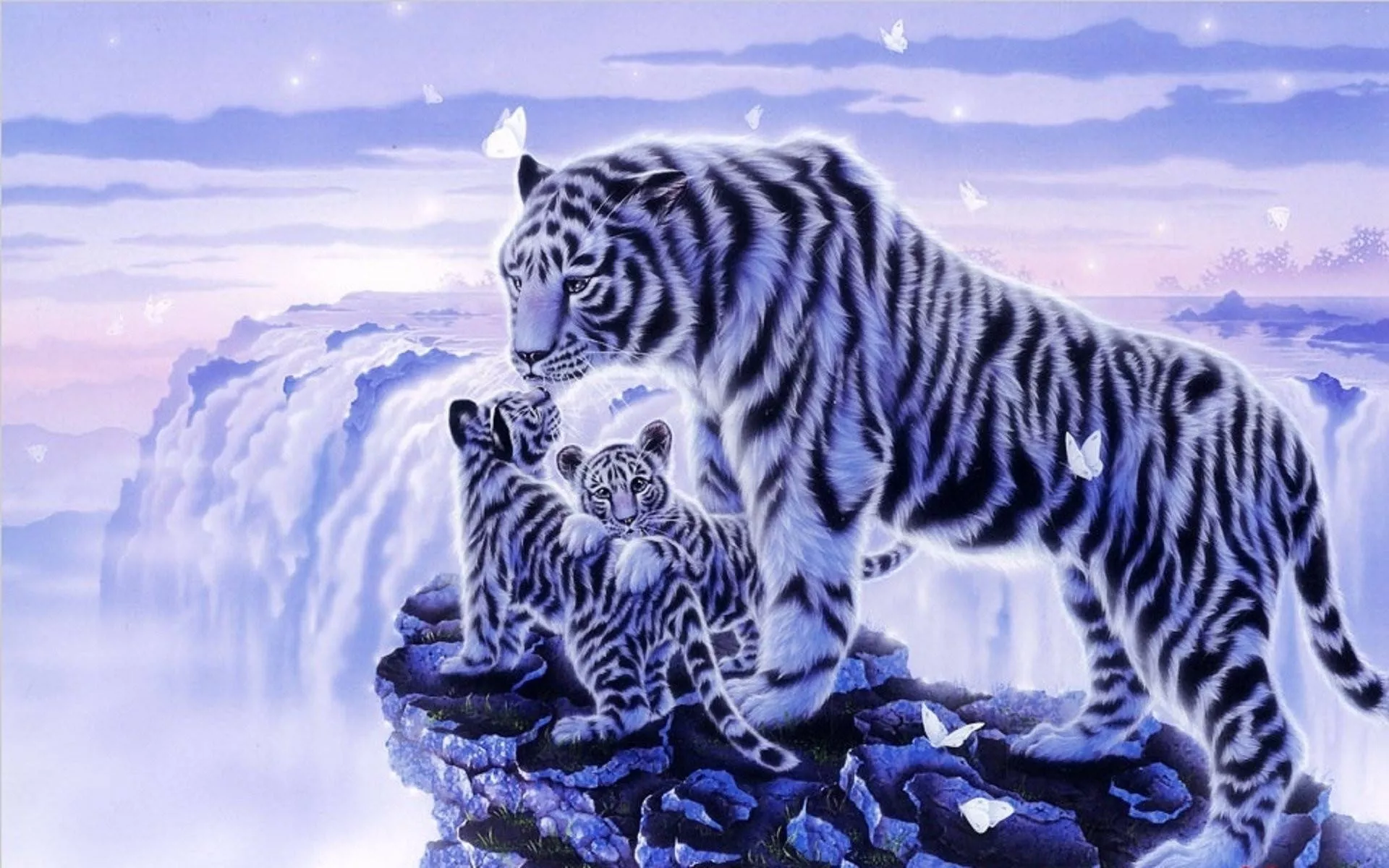 White Tiger Wallpaper
