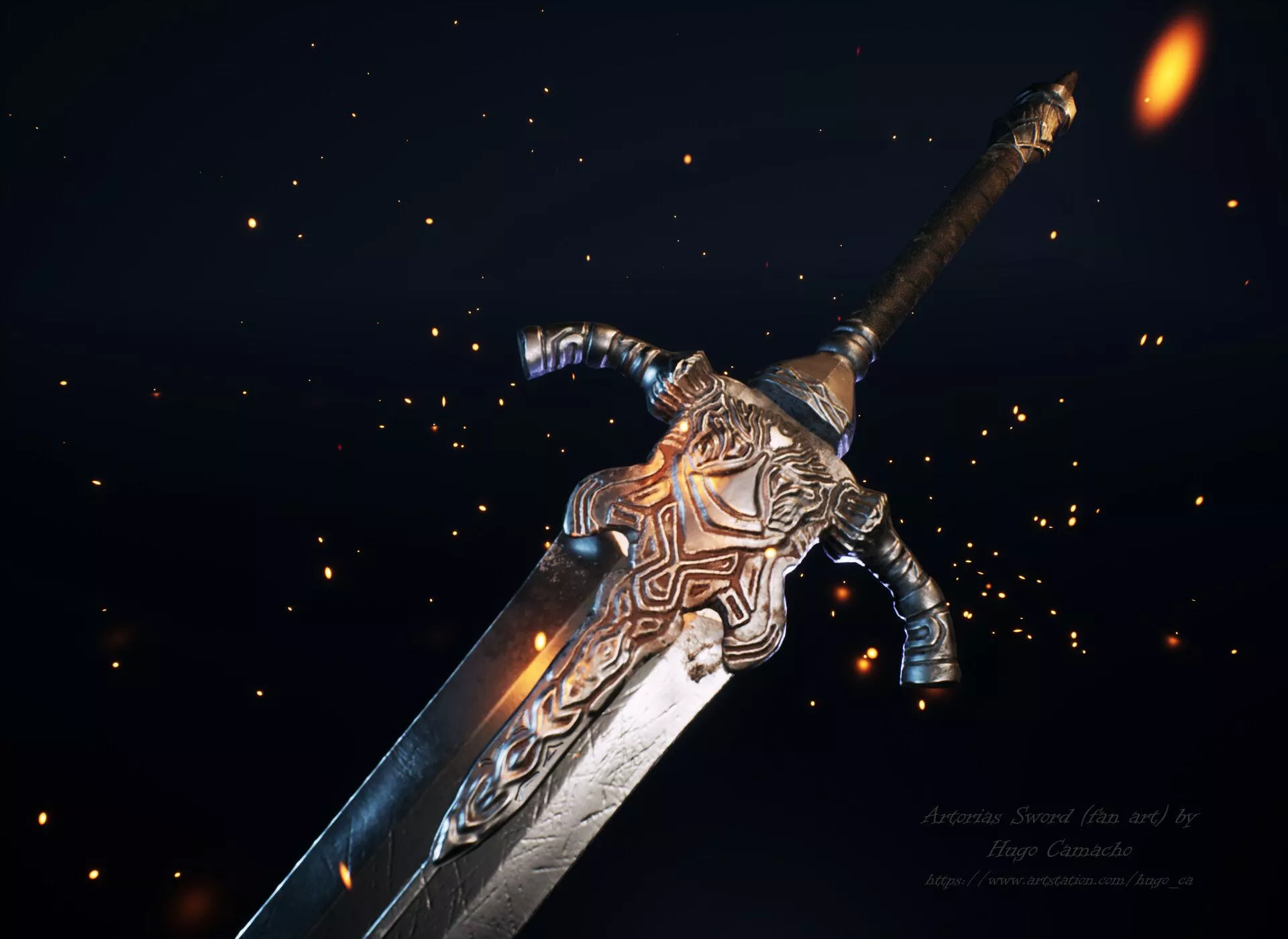 Great sword of Artorias fan art