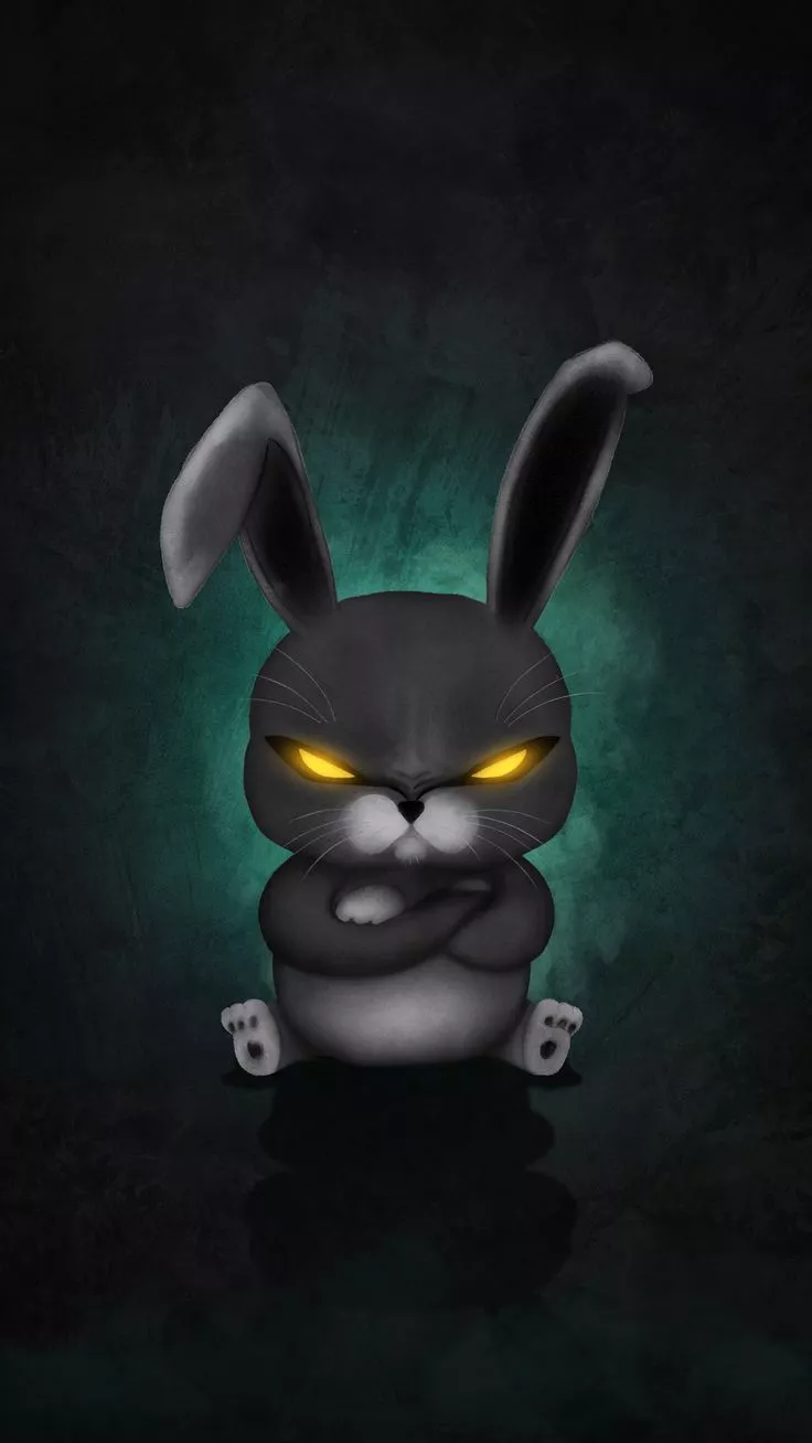 evil rabbit mobile wallpaper