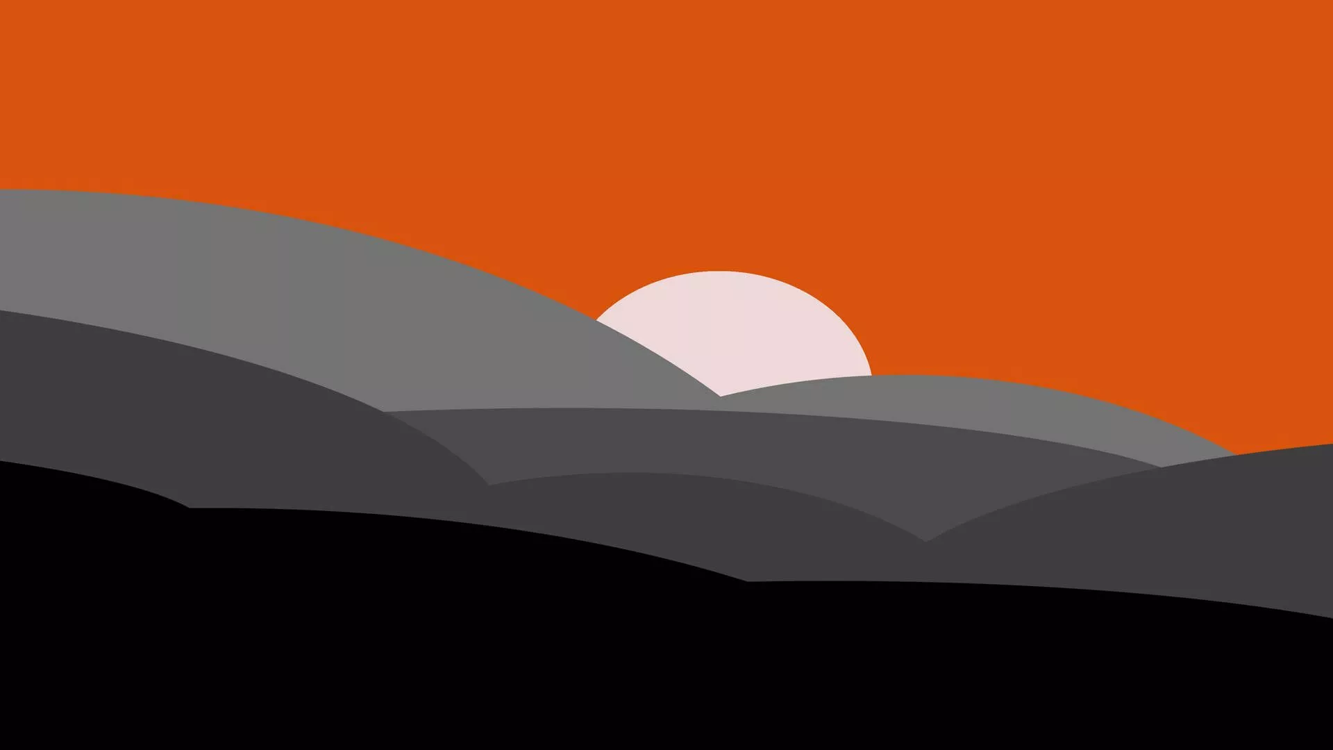 Orange Sunset Wallpaper
