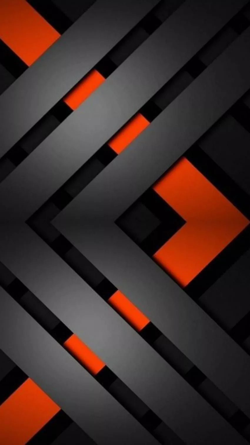 Orange and gray HD wallpaper