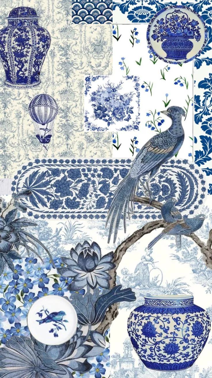 blue #delft #chinoiserie #blueandwhite