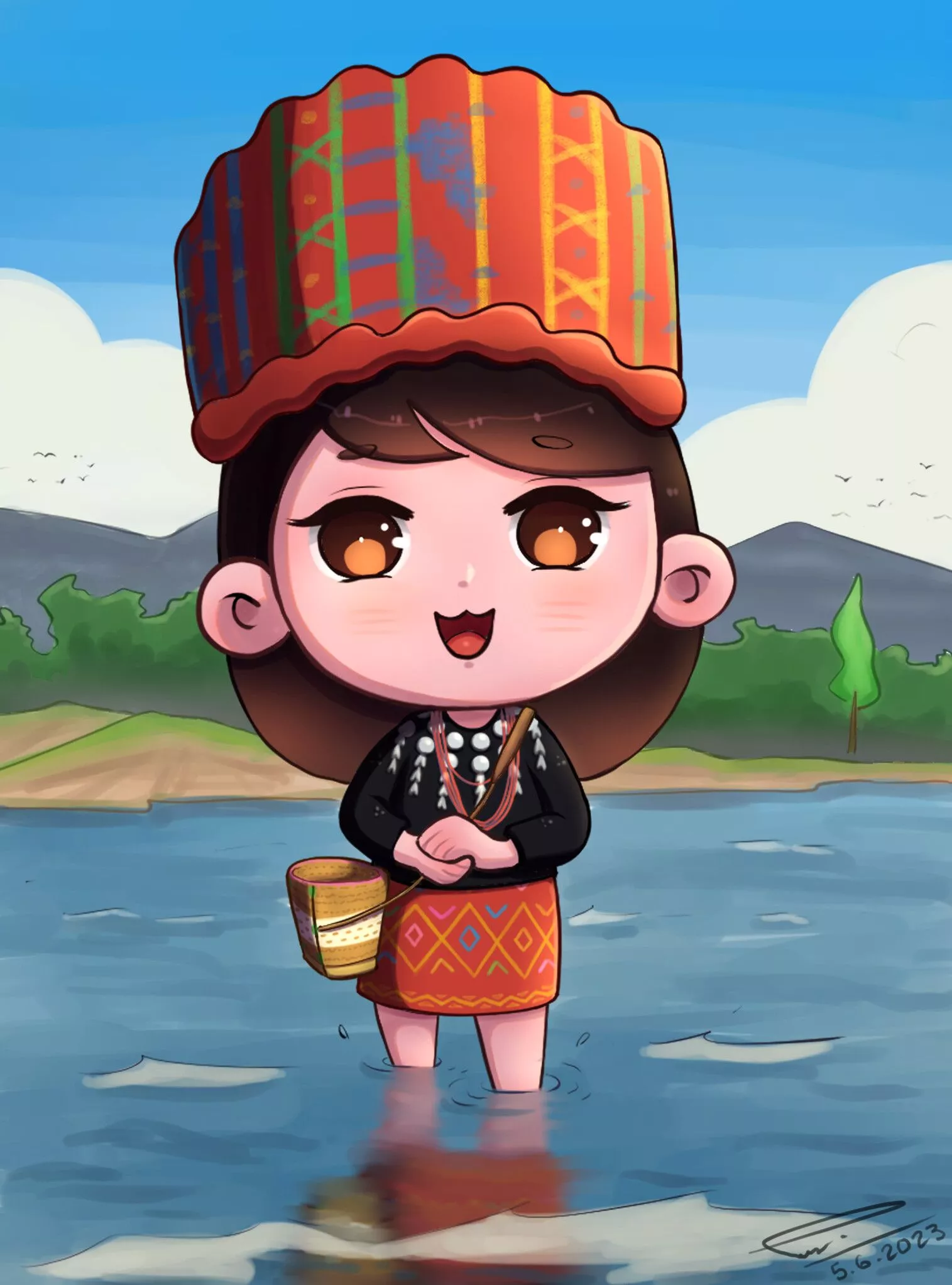 Myanmar Kachin Young Lady