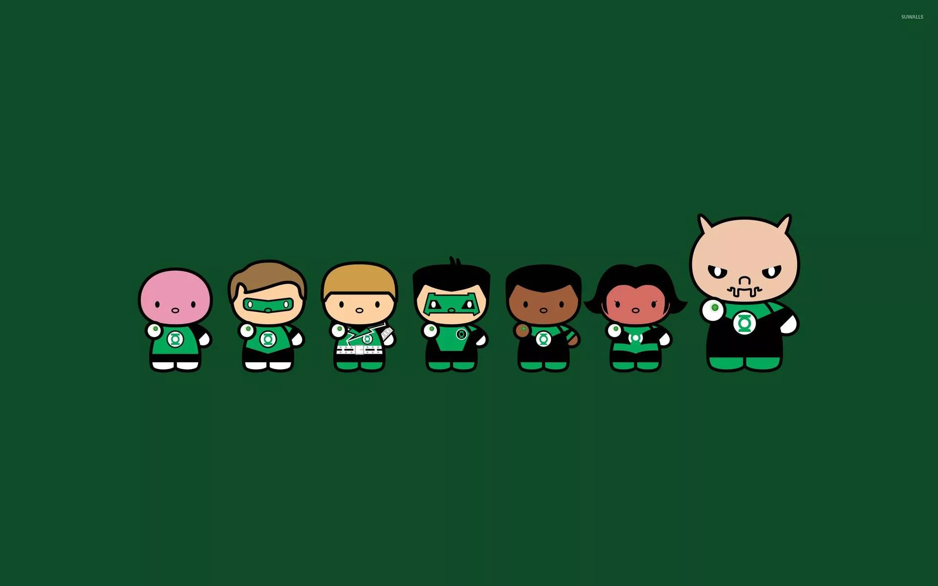 Mini Green Lantern Corps Members