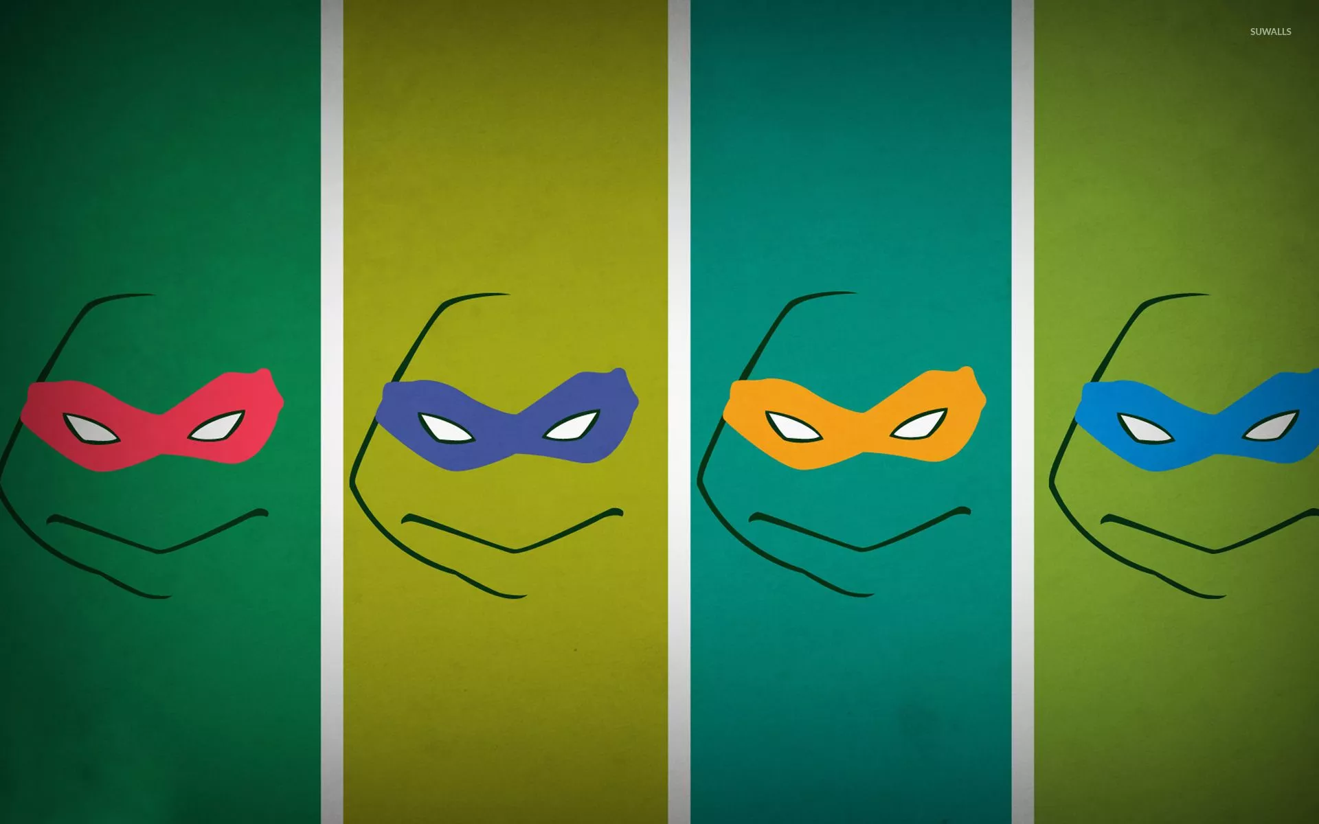 Teenage mutant ninja turtles masks