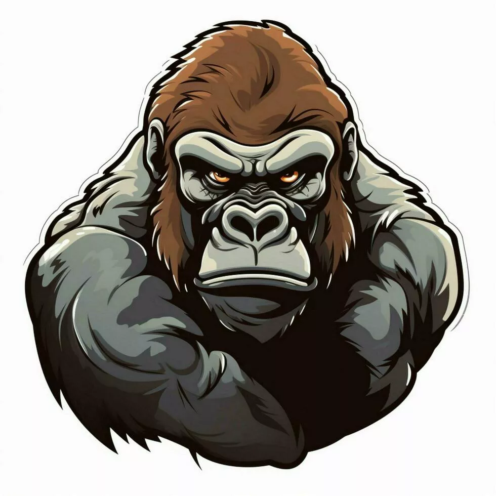 Gorilla Cartoon Image