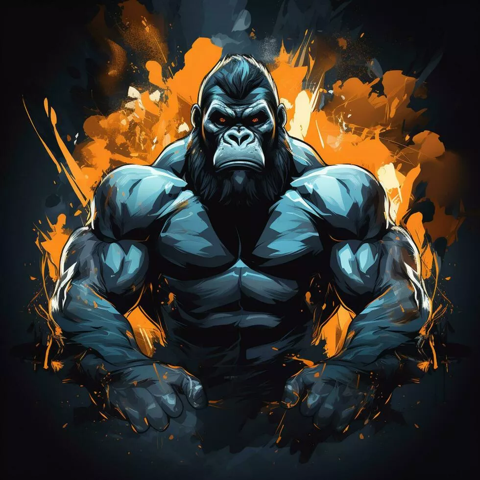 Gorilla Cartoon Image