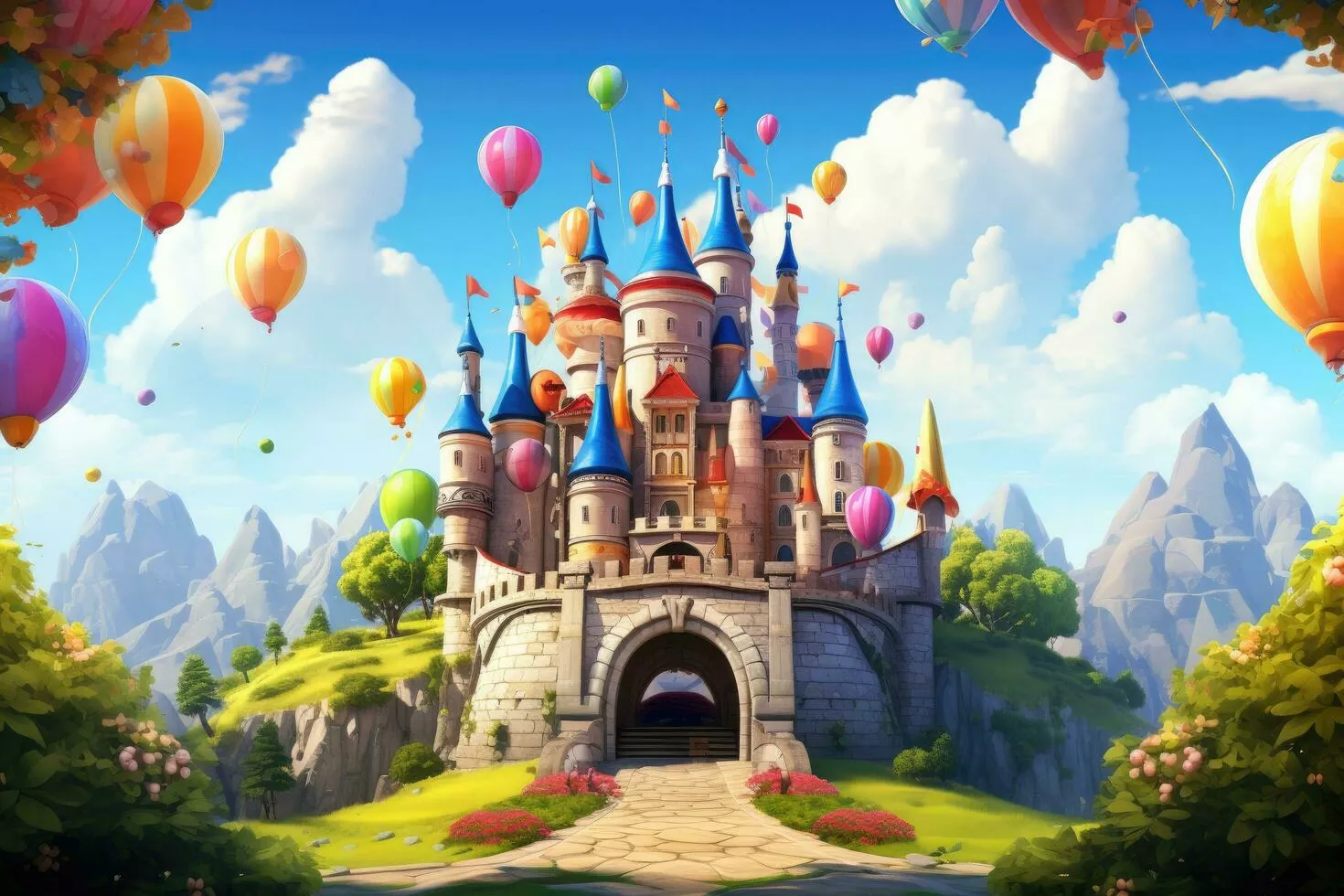 Cartoon Castle Image