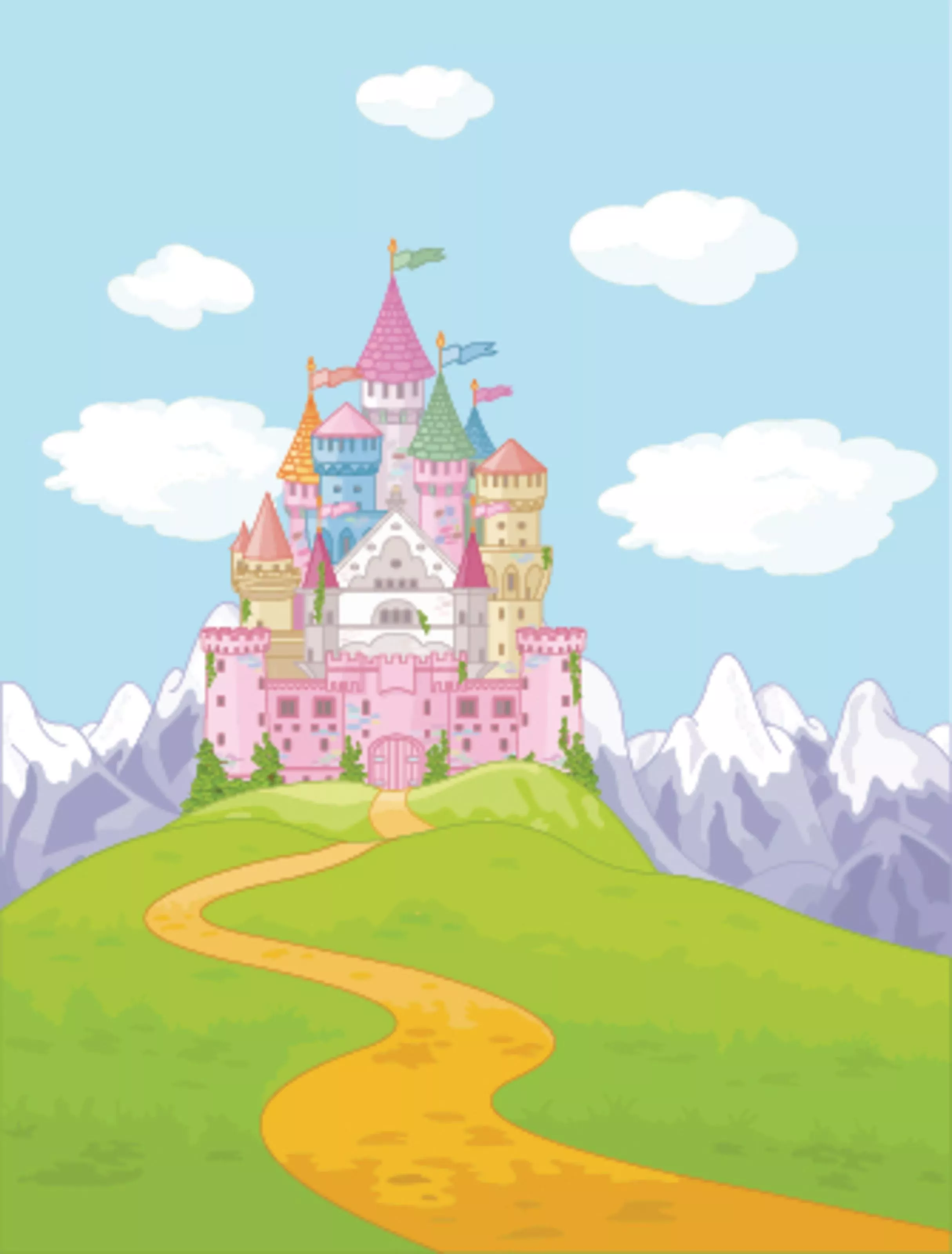 Princess Castle Landscape Wallpaper