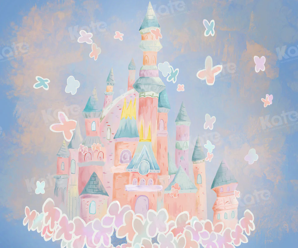 Kate Cartoon Lovely Princess Castle