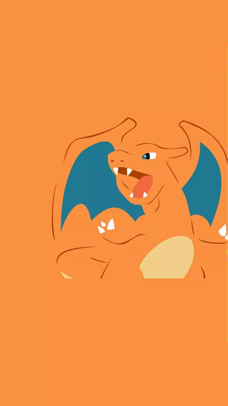 Charizard, dragon, pokemon, HD phone