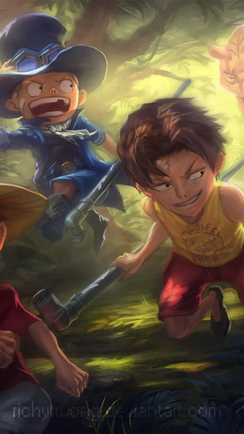 Ace Sabo Luffy, Kid Luffy Ace Sabo HD