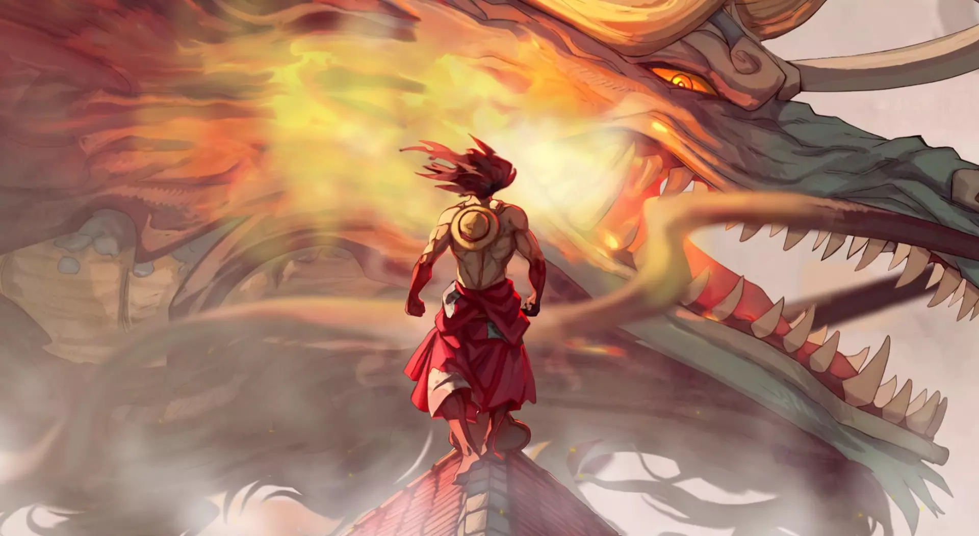 Live wallpaper One Piece Luffy vs Kaido