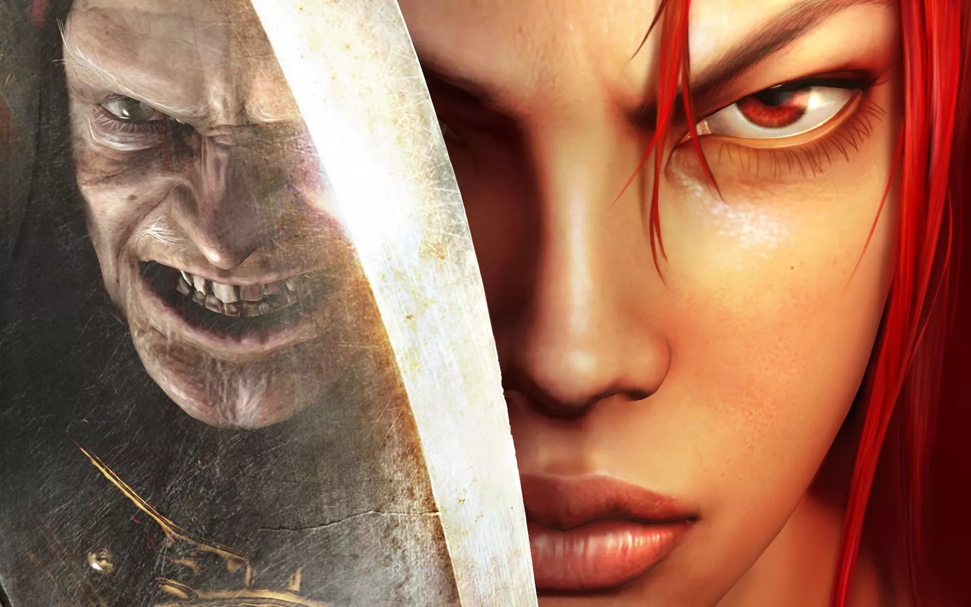 Wallpaper look, reflection, teeth